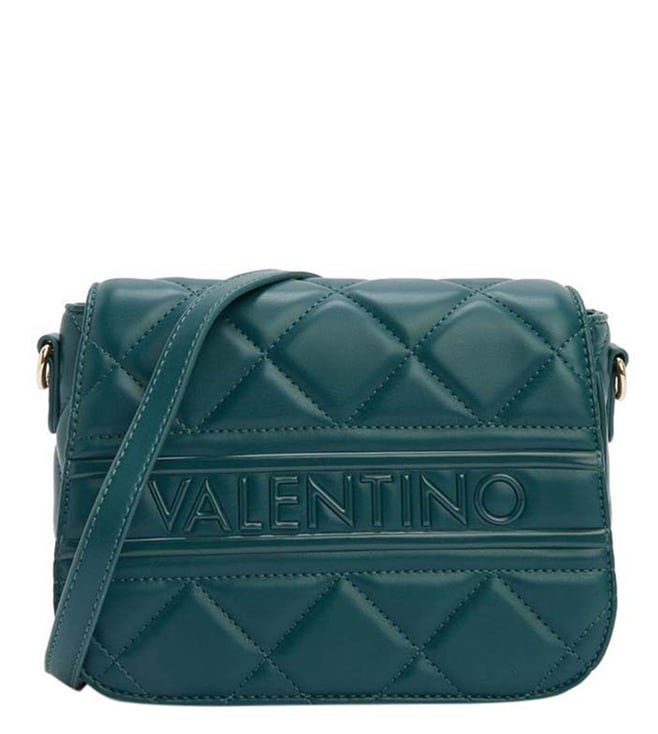 Mario Valentino Green Ada Quilted Small Cross Body Bag