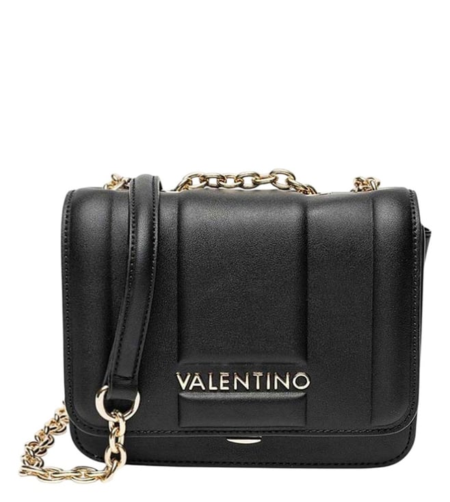 Mario Valentino Nero Solid Medium Shoulder Bag
