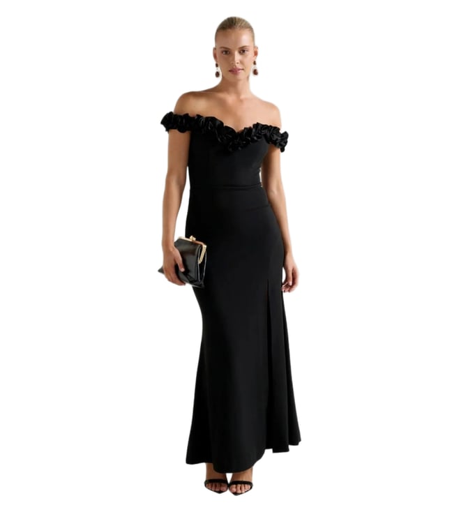 chinese dress ladies Blondie Nites Women's Tiered Sequin Lace Ballgown, Navy Blue, 13 main image 0