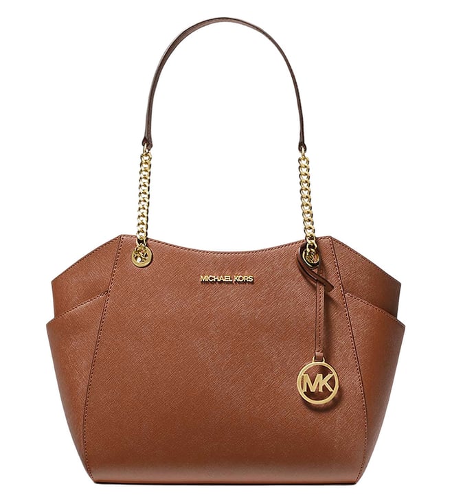 Michael Kors Brown Jet Set Large Tote