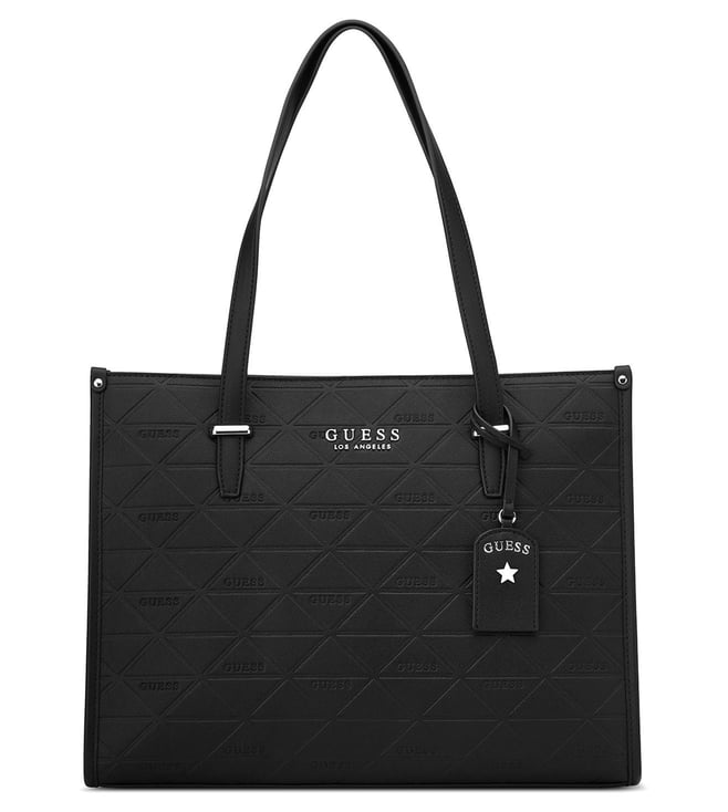 Guess Black Finneas Carryall Tote