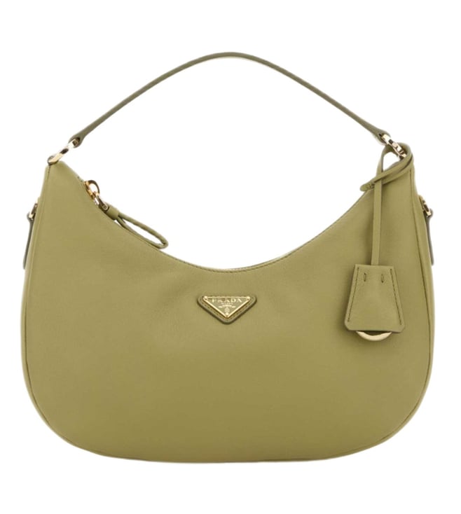 Prada Green Logo Handbag