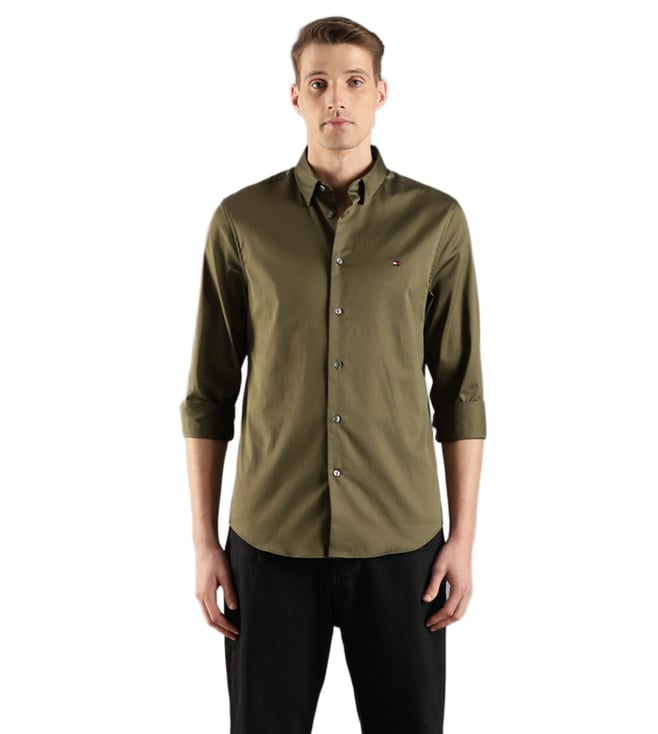 slim fit dress slacks Tommy Hilfiger Cotton Easy Shirt main image 1