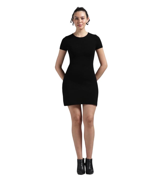 calvin klein black bodycon dress Vintage Calvin Klein Black Cocktail Dress  Very Breezy