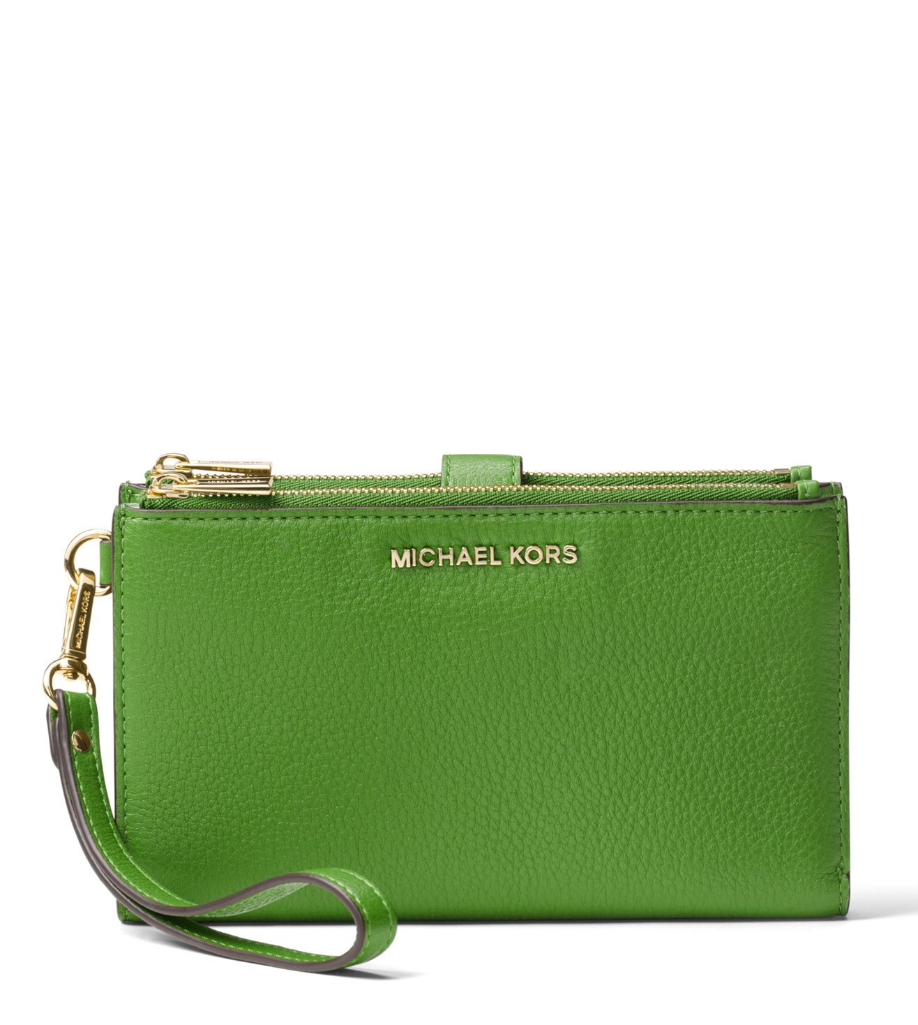 michael kors green wristlet