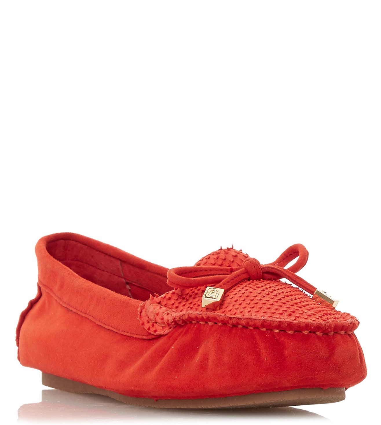 Buy Dune London Orange Geenova Loafers 