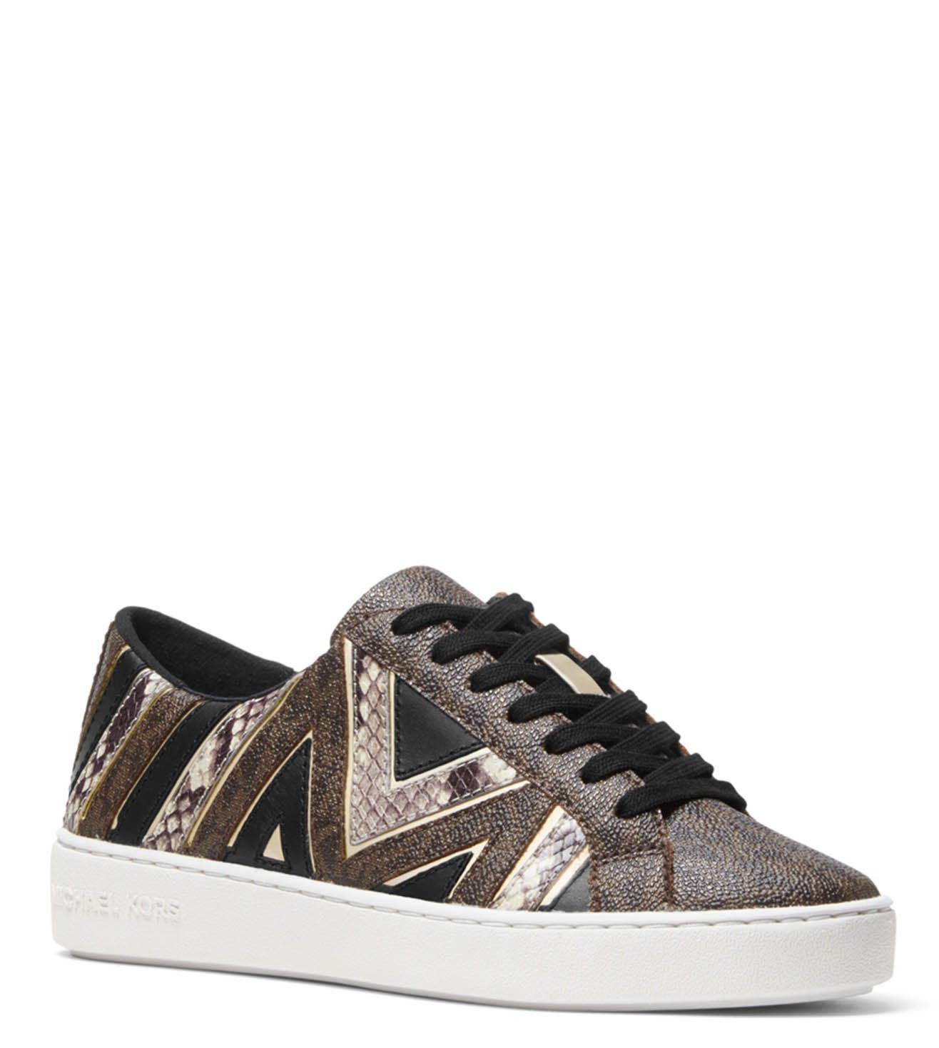 michael kors whitney leather sneaker