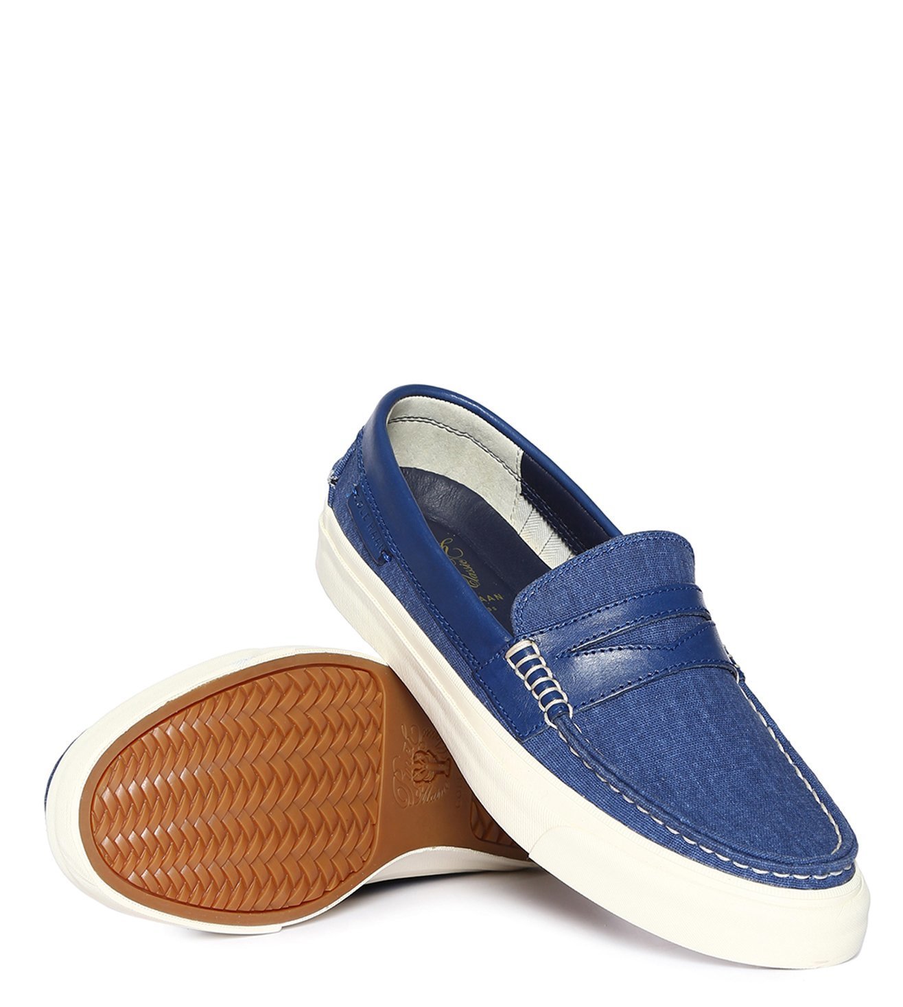cole haan blue loafers