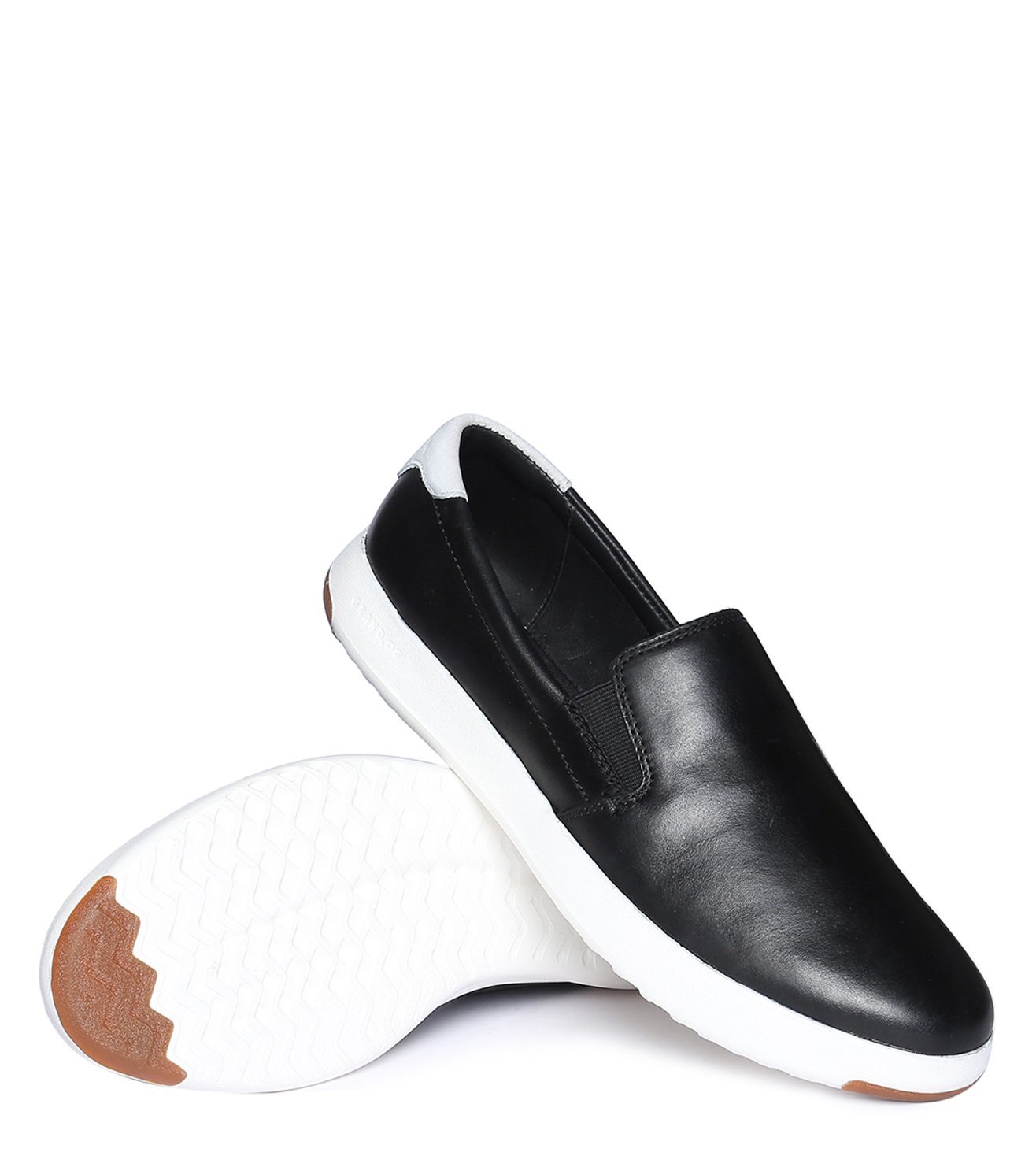 cole haan black slip on shoes