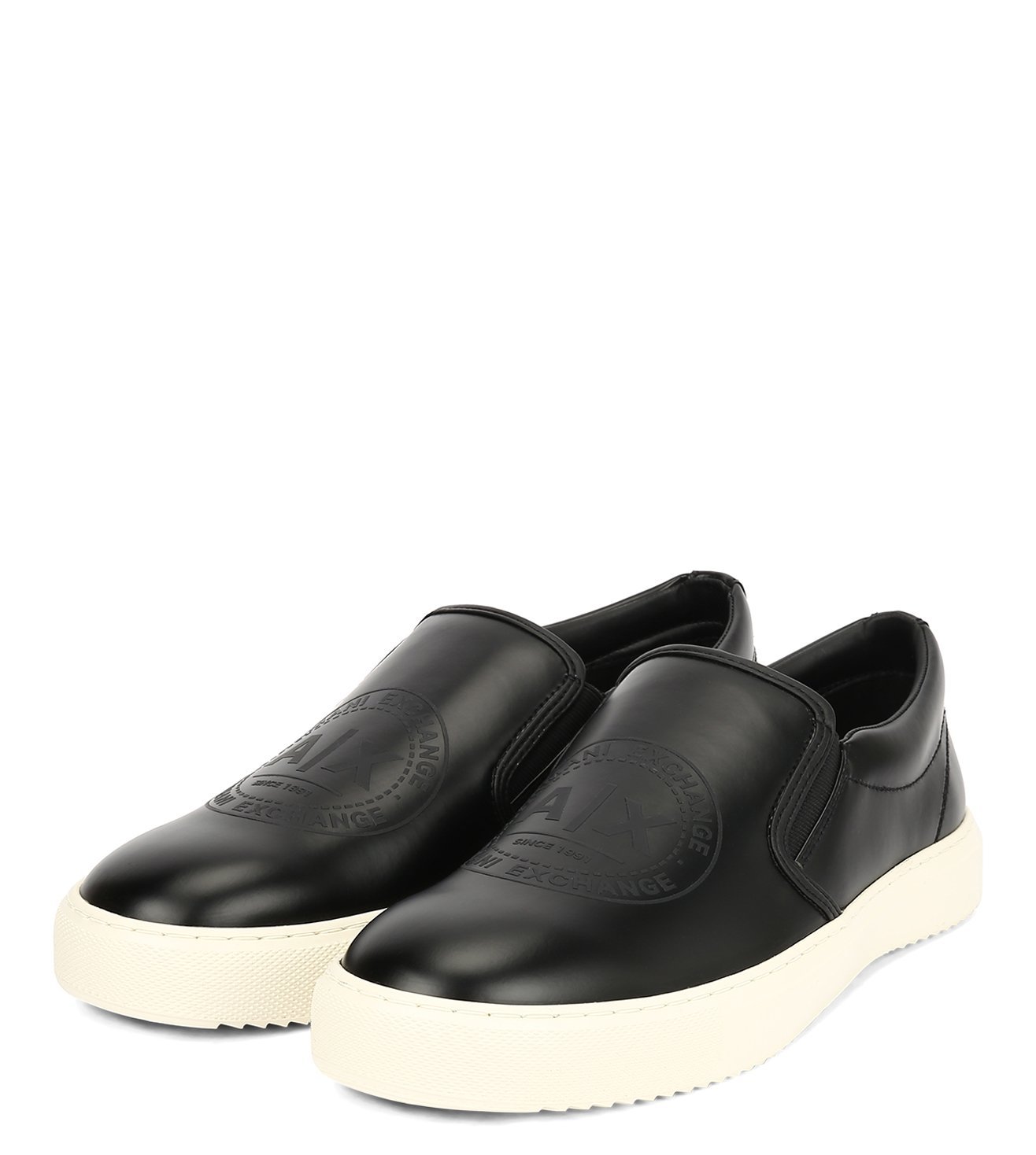 armani exchange black shoes