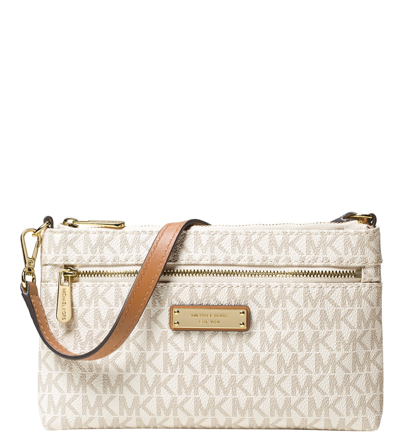 michael kors large logo wristlet