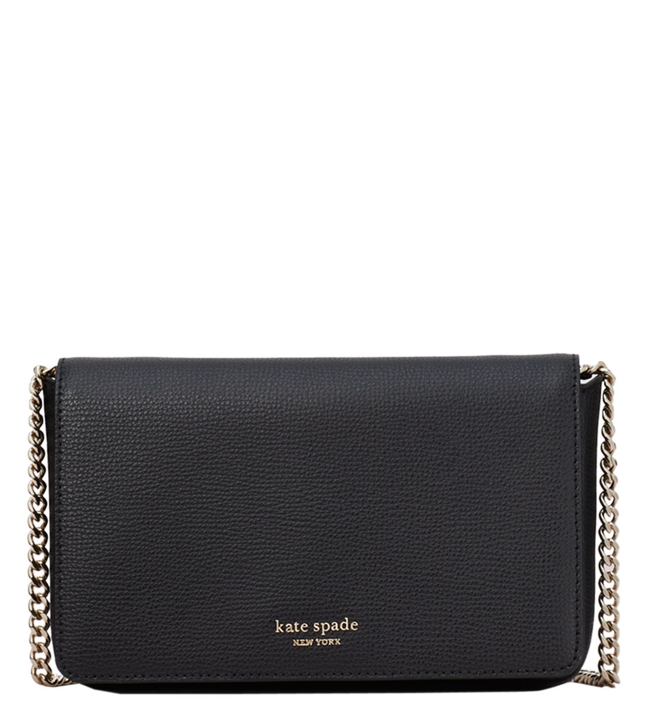 kate spade black purse with chain