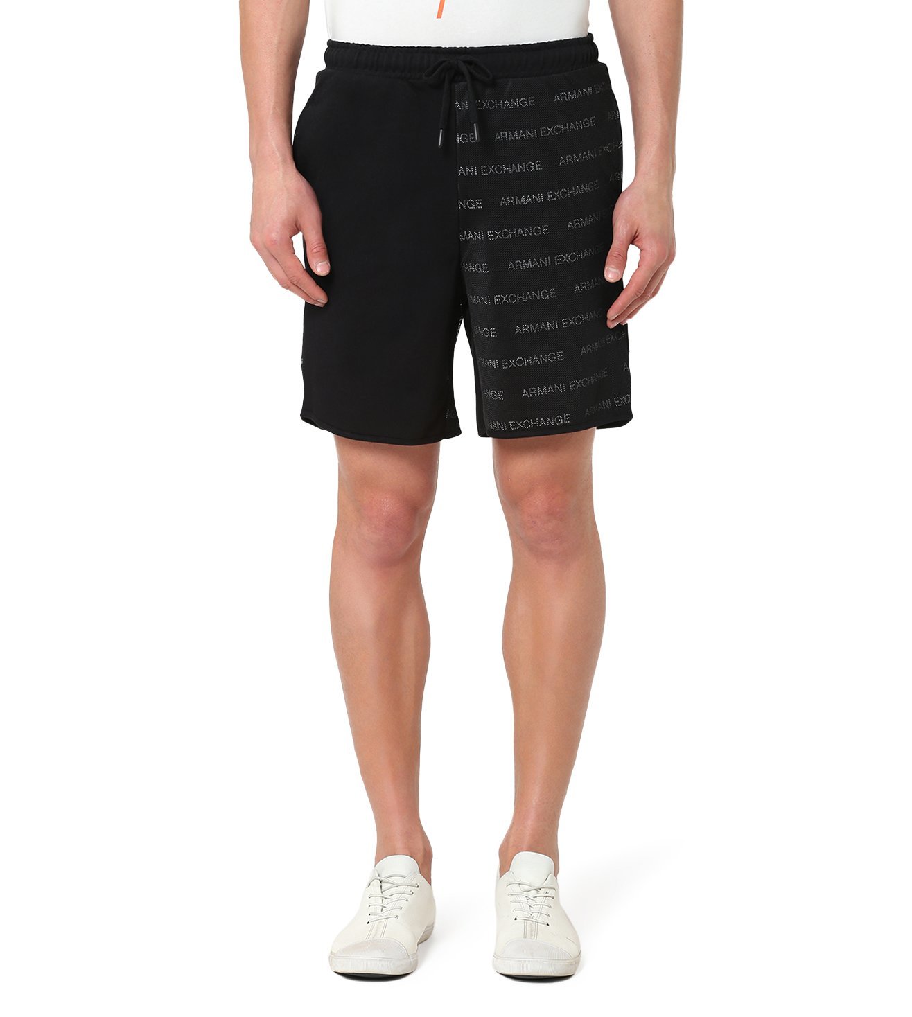 armani all over print shorts