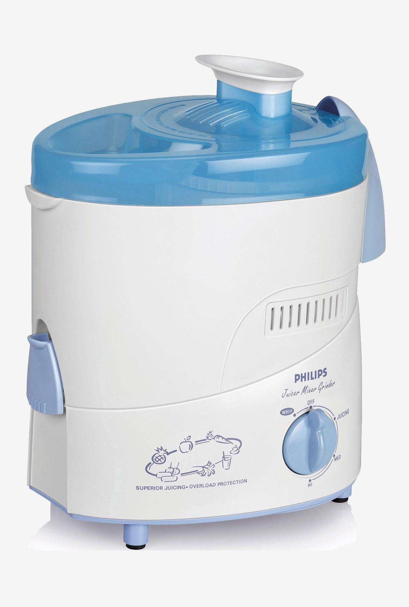 Philips HL1632/00 500W 3 Jar Juicer Mixer Grinder (White)