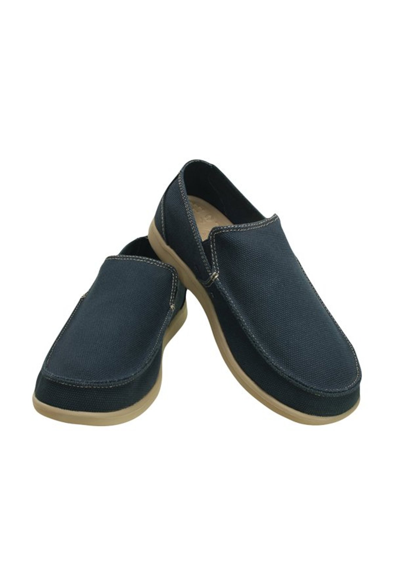 Buy Crocs Santa Cruz Navy Tumbleweed Loafers Online at best