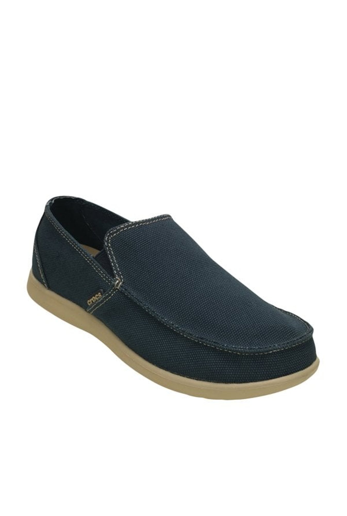 Buy Crocs Santa Cruz Navy Tumbleweed Loafers Online at best