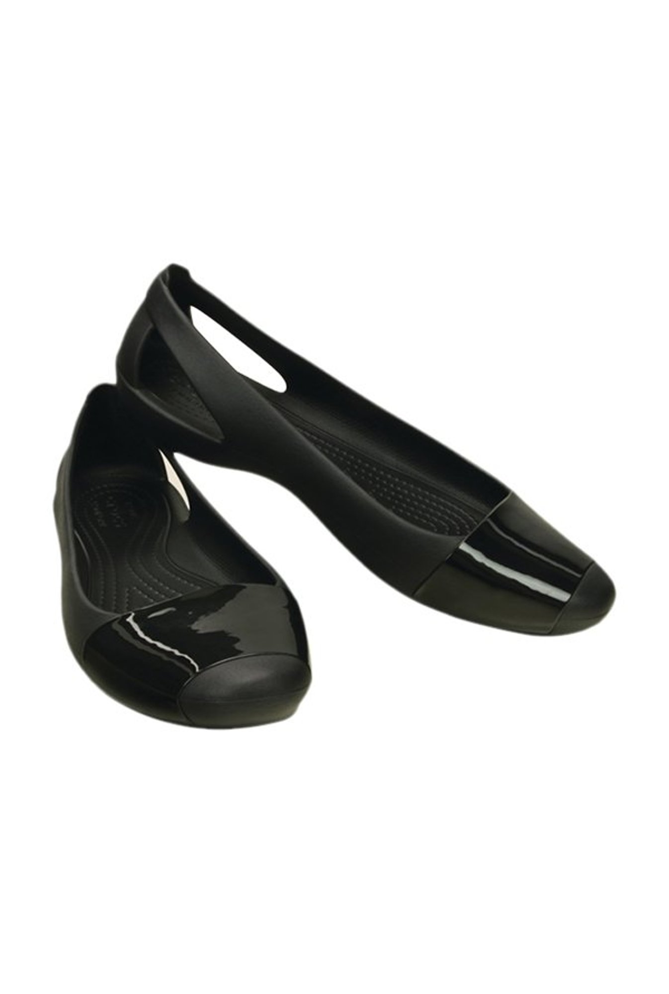 Buy Crocs Sienna Shiny Black Slip Ons Online at best price at TataCLiQ