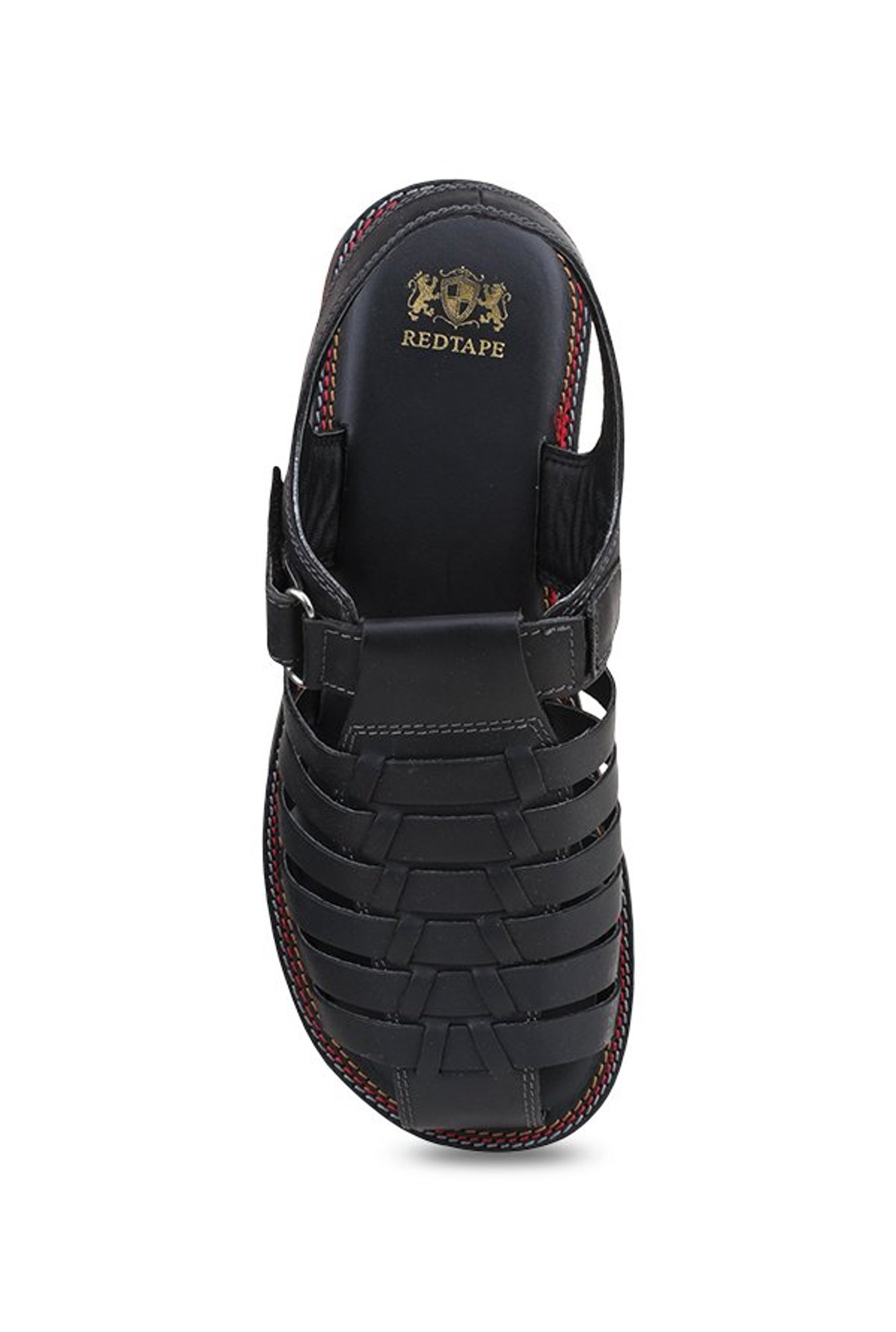 Buy Red Tape Black Huarache Sandals Online at best price at TataCLiQ