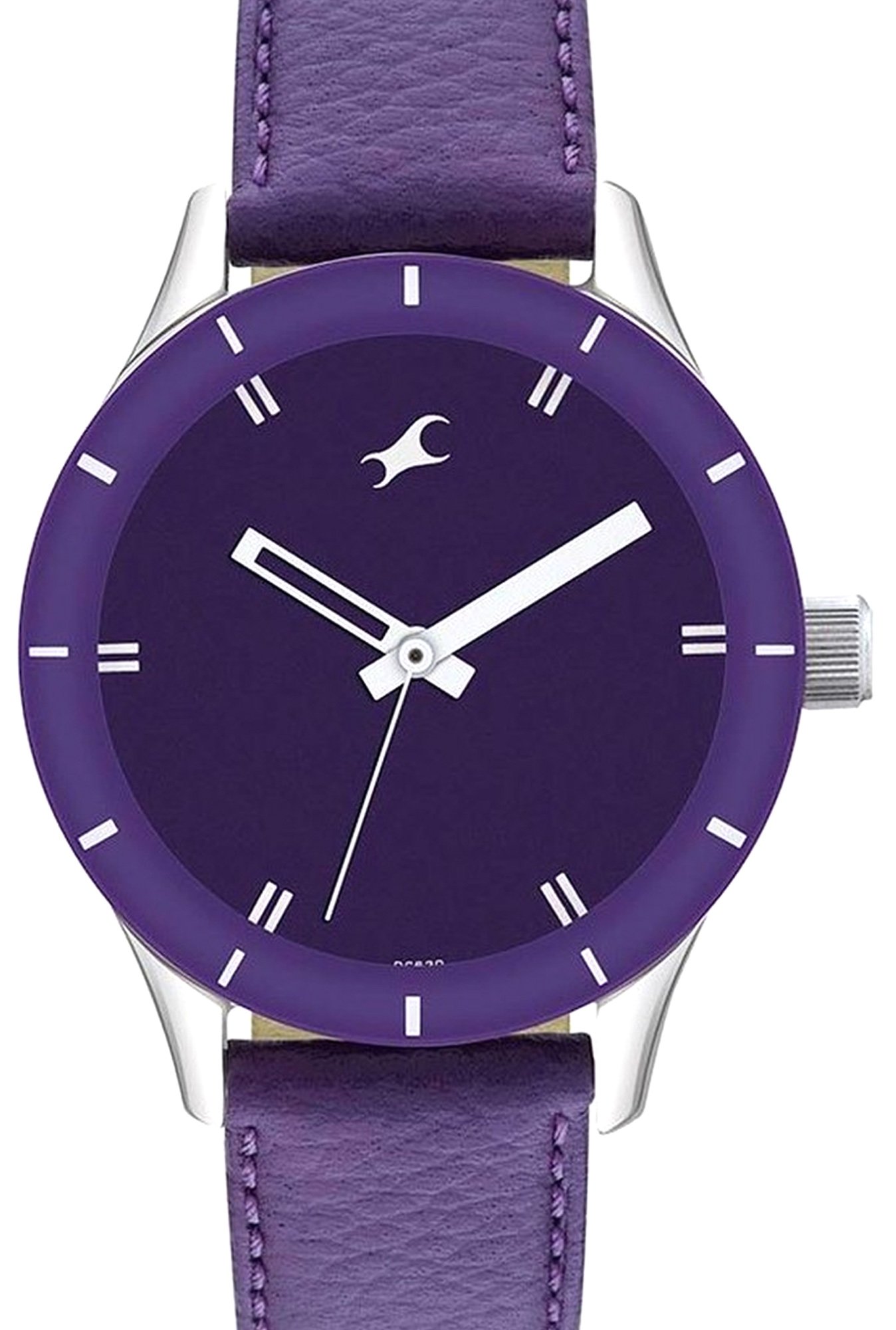 Fastrack NG6078SL05C Monochrome Analog Watch for Women