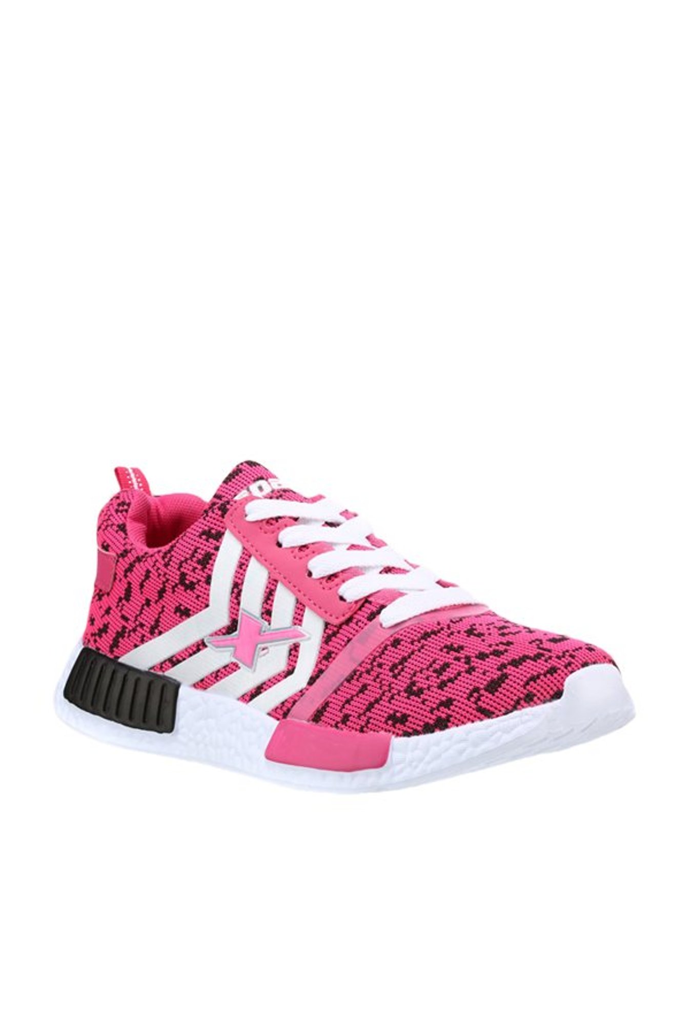 dark pink sneakers
