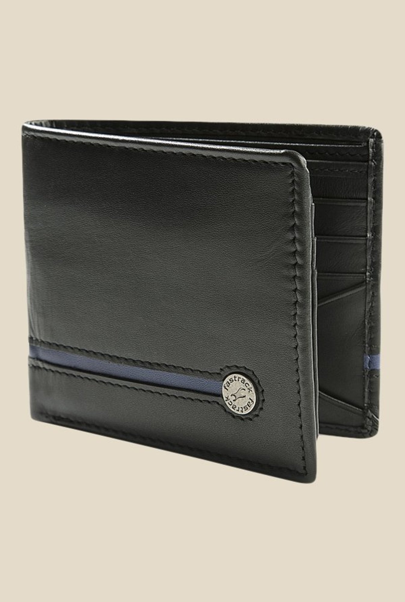 Buy Fastrack Blue Leather Men's Wallet (C0403LBL02) at Amazon.in