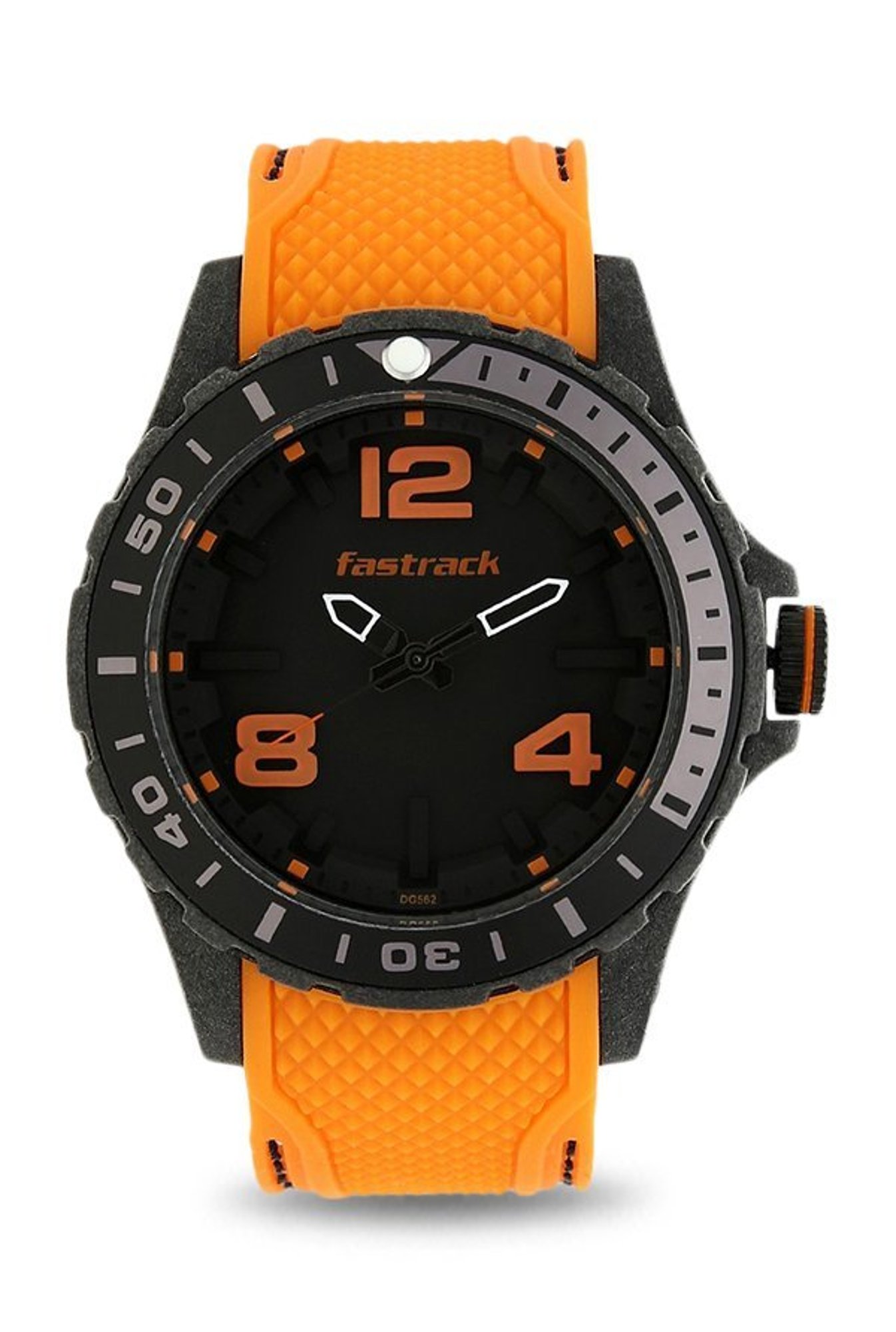 Fastrack orange watch sale