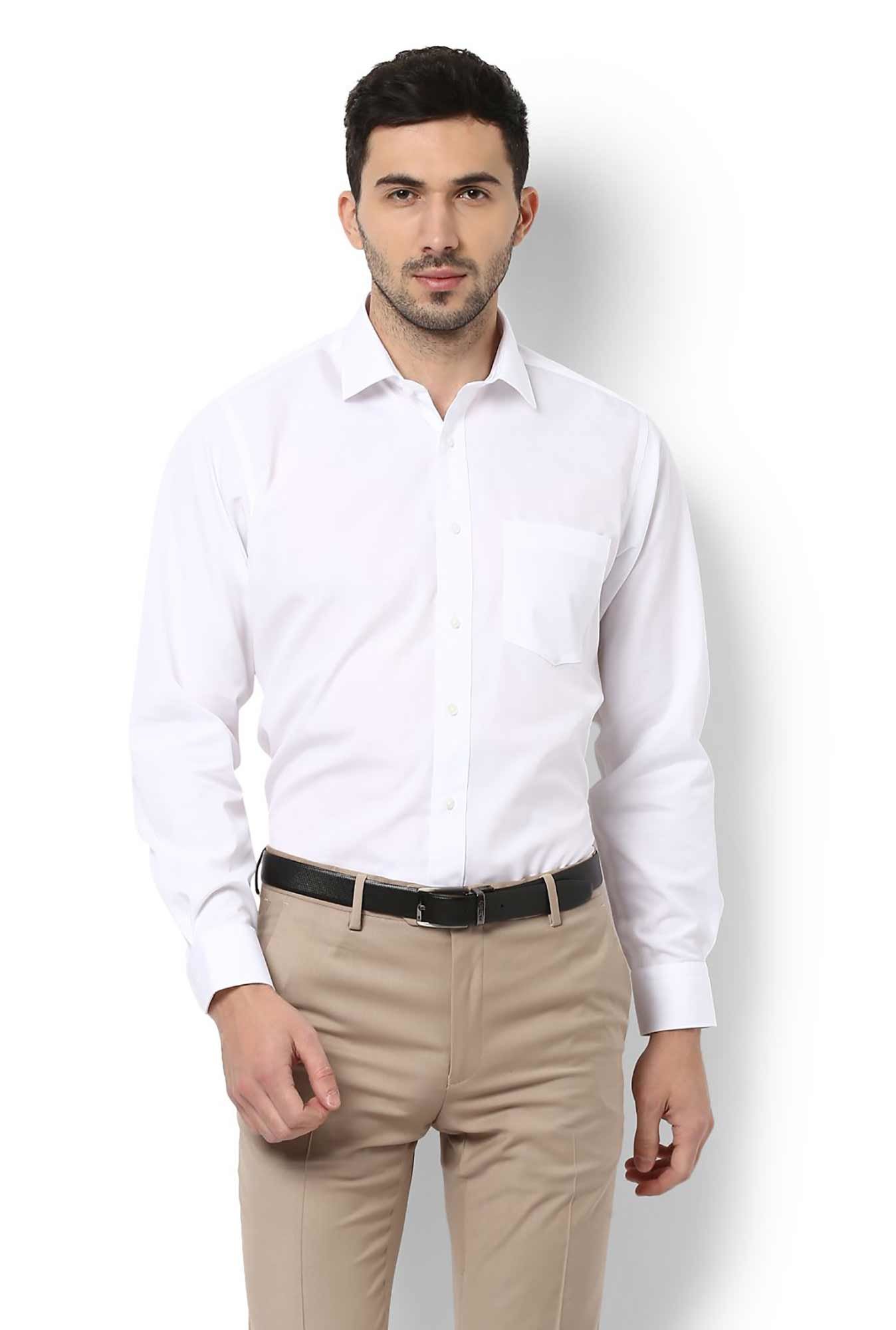 Van heusen shop white shirt price