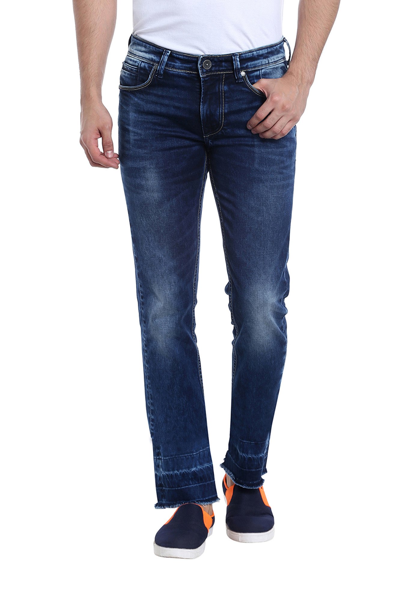 Killer Dark Blue Cotton Solid Mid Rise Jeans From Killer At Best Prices On Tata Cliq