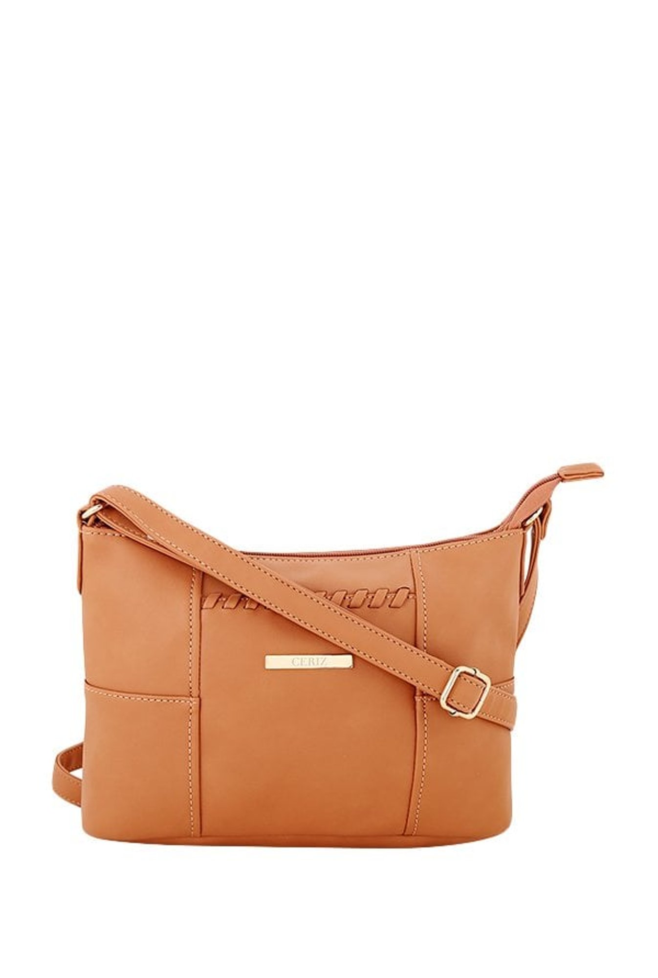 Buy CERIZ Tan Interlaced Sling Bag For Women At Best Price Tata CLiQ