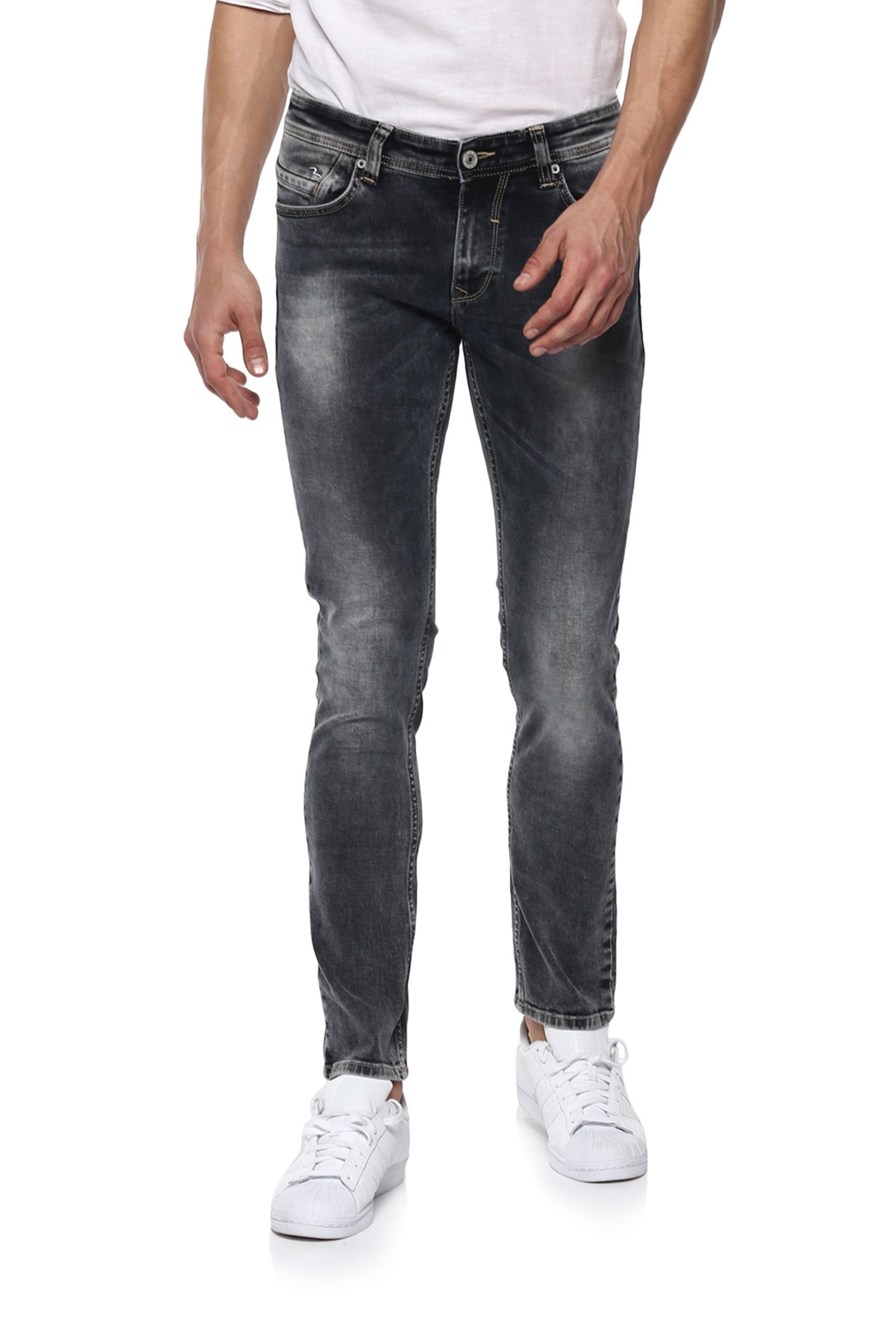 spykar black jeans online