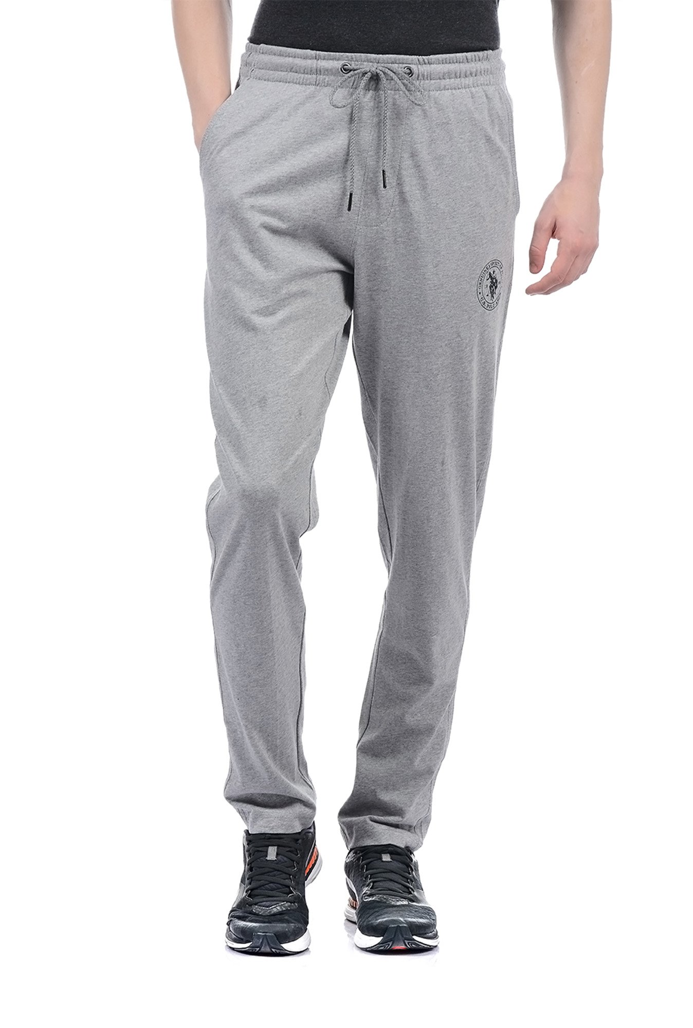 US Polo Mens Comfort Fit Heathered Track Pants