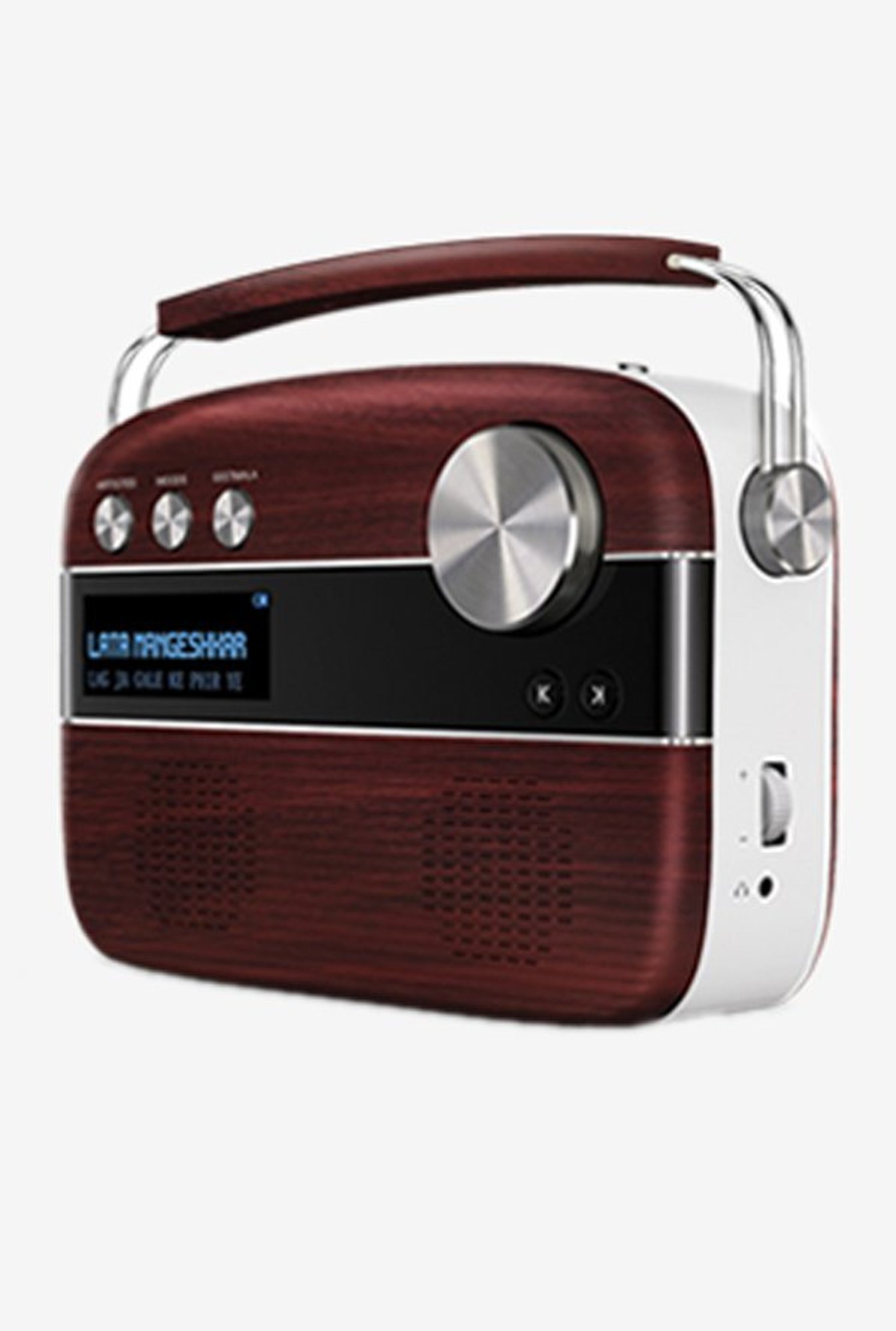 Cherrywood Red Saregama Carvaan Portable Digital Music Player