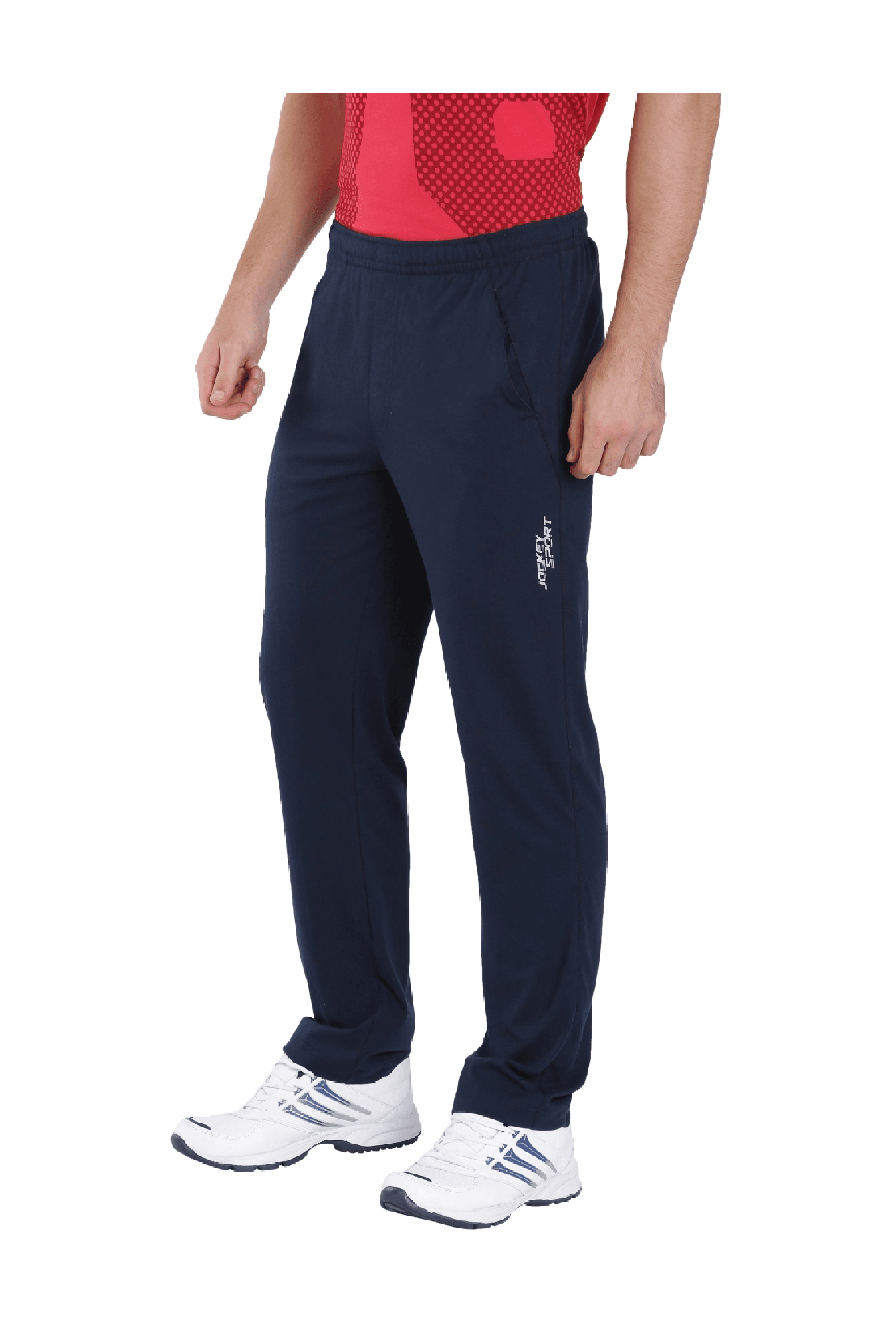 Buy Jockey Style 9508 Men's Super Combed Cotton Rich Straight Fit  Trackpants with Side and Back Pockets - Navy Melange Online at Best Prices  in India - JioMart.