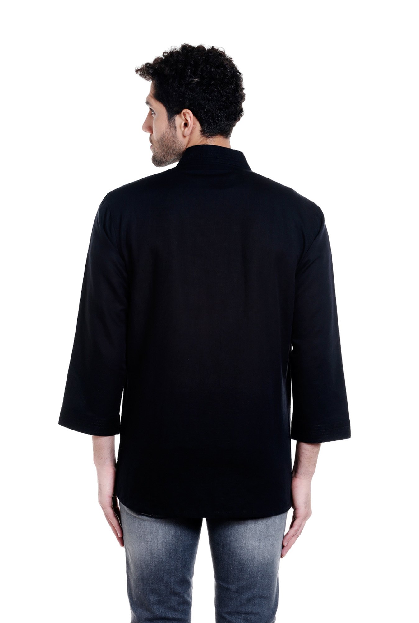 Casual Kimono Cardigan, Black / M