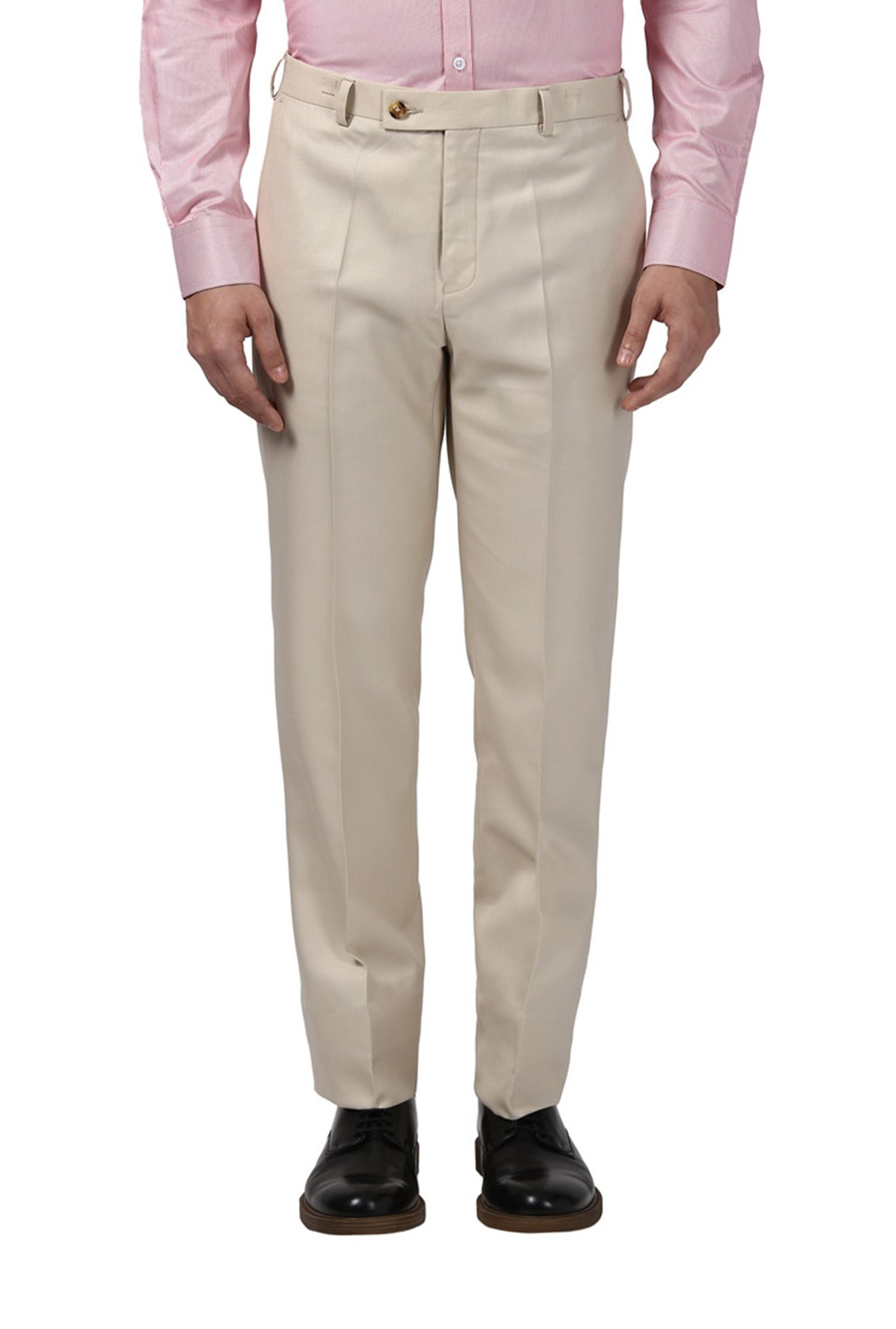 Buy Next Look Men Black Regular Fit Self Design Formal Trousers online   Looksgudin