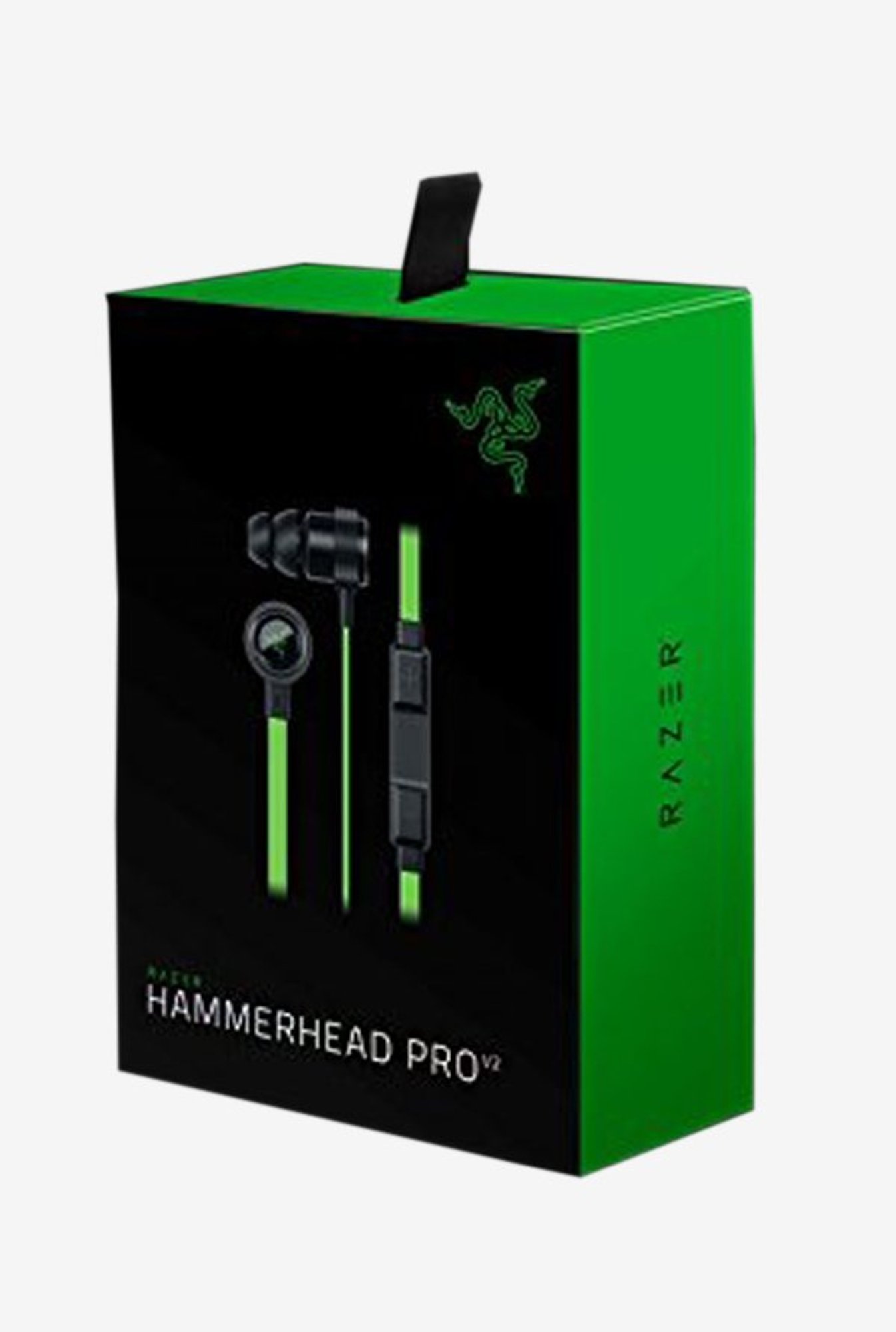 Buy Razer Rz04 R3a1 Hammerhead Pro V2 In The Ear Headphones Black Online At Best Prices Tata Cliq