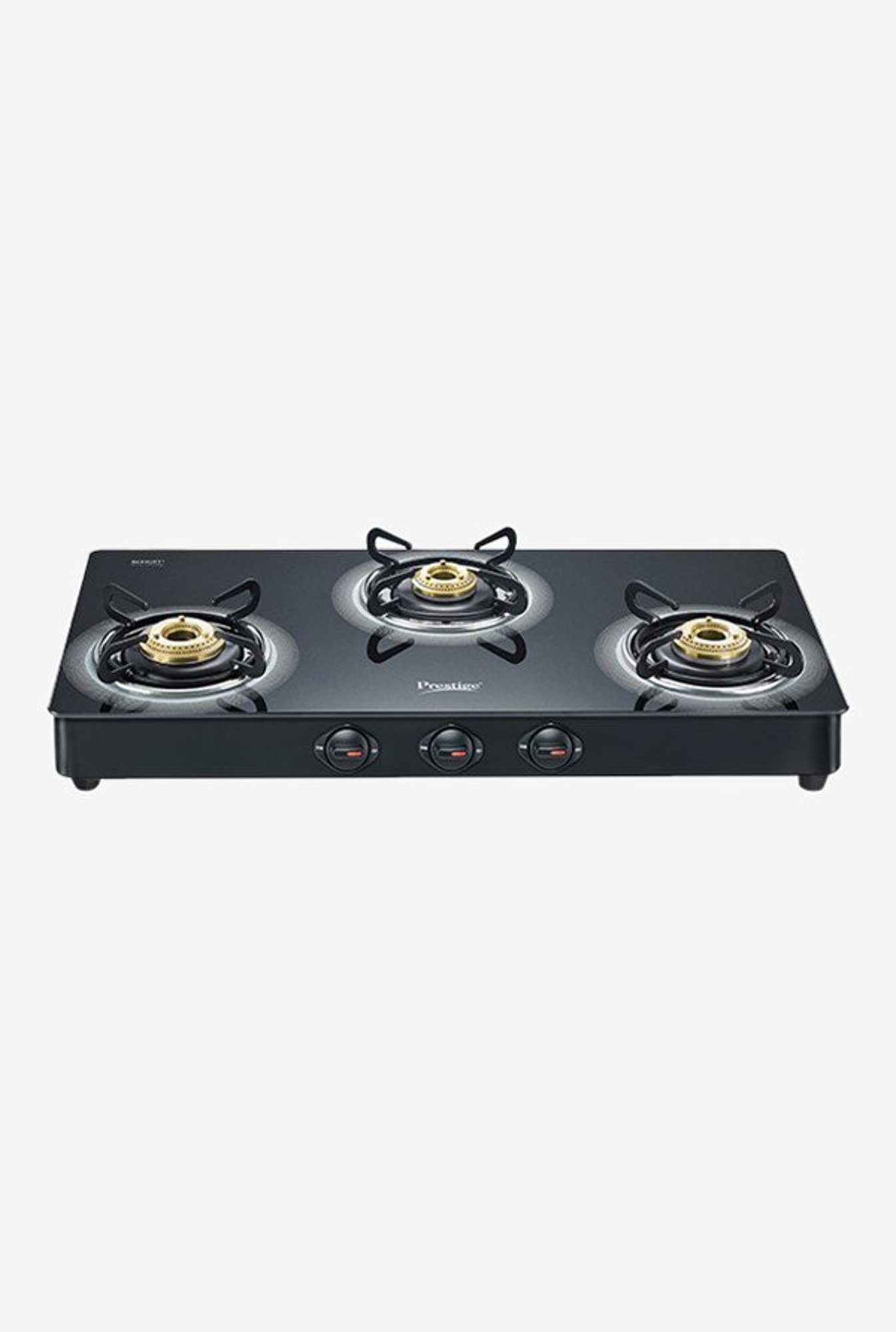 Prestige 40177 Royale Plus 3 Burners Gas Stove (Black)Prestige
