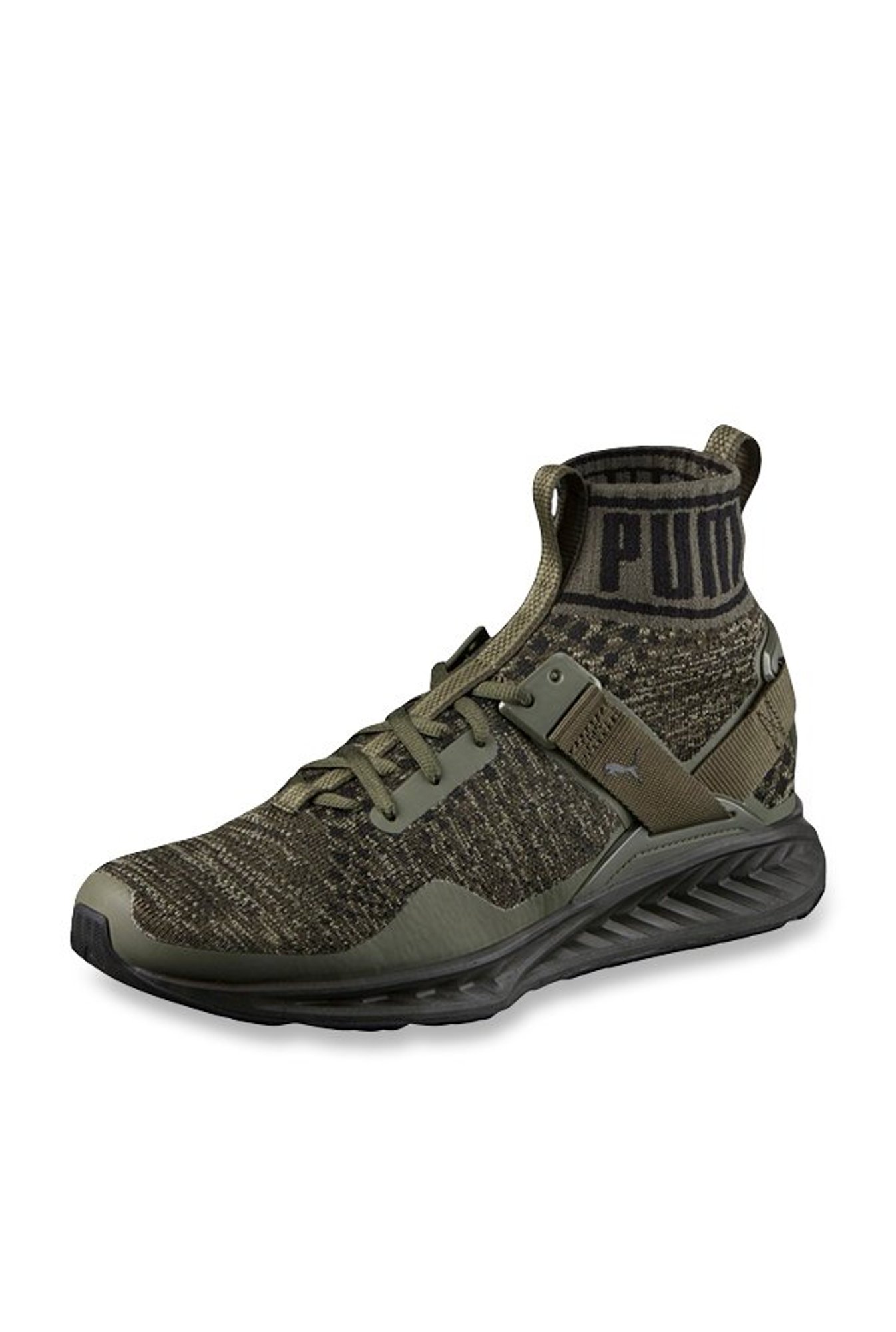 puma ignite evoknit burnt olive
