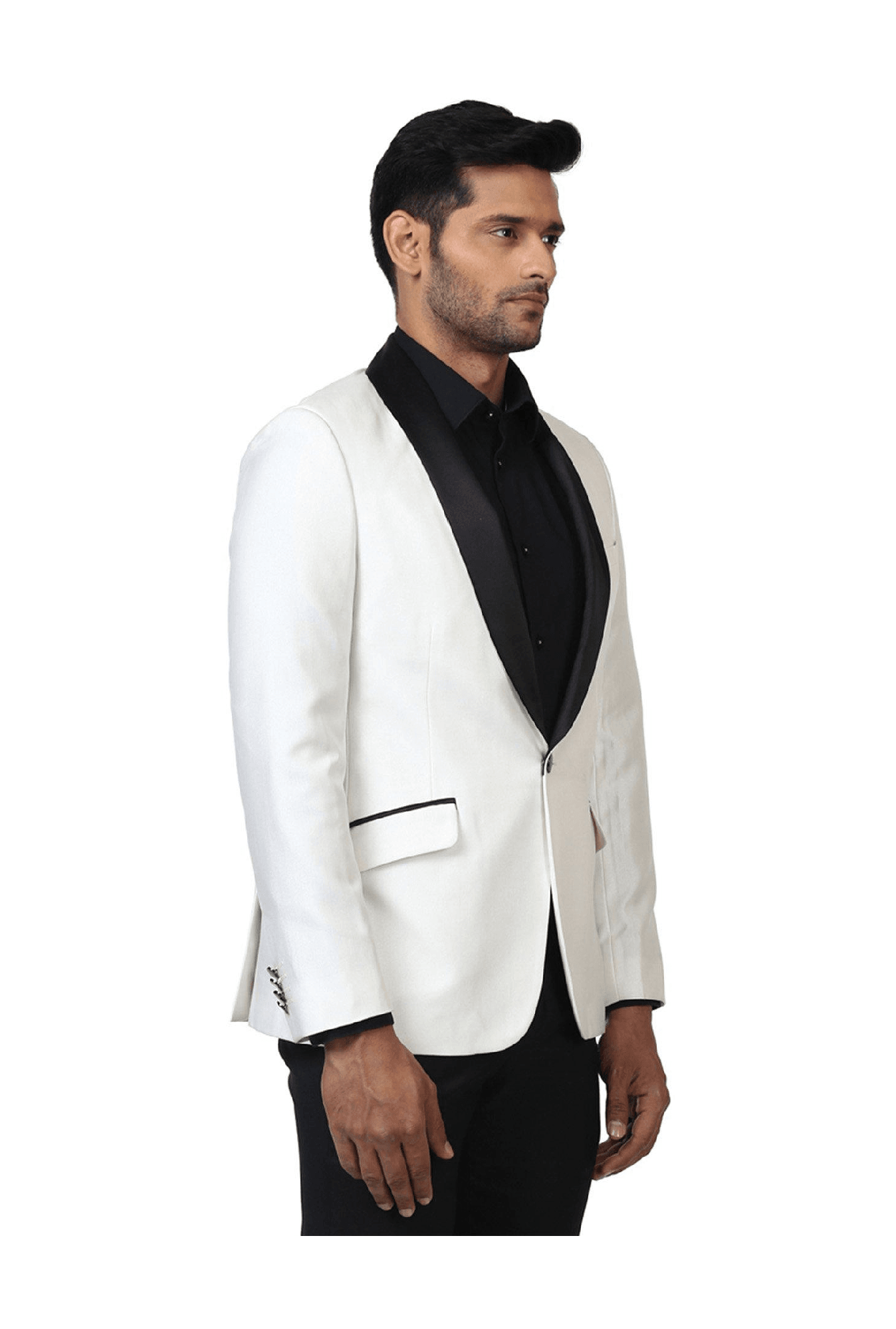 raymond white blazer