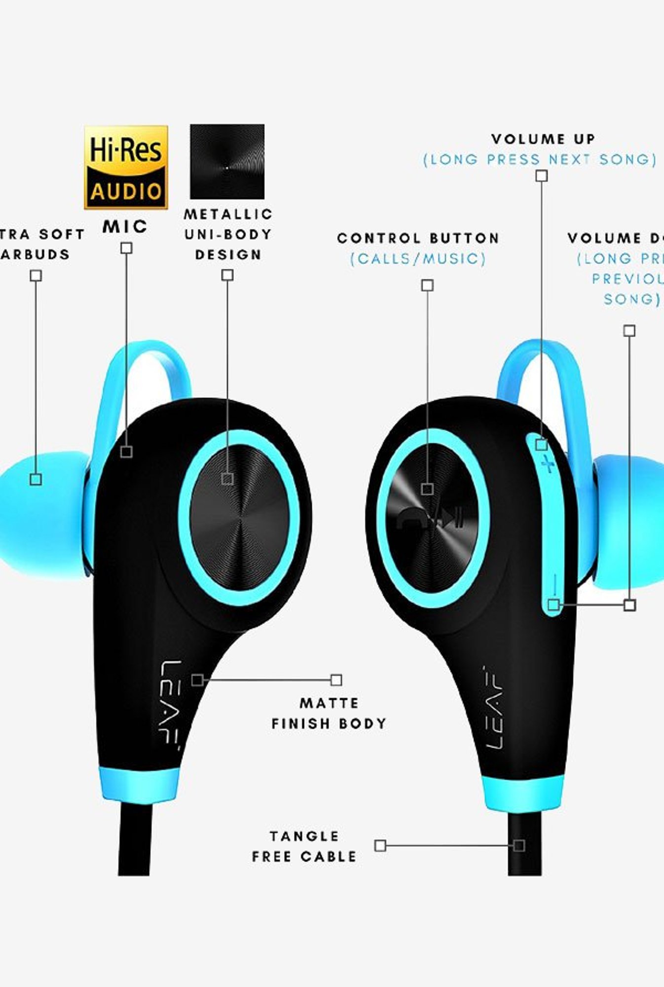 leaf ear wireless bluetooth 4.1