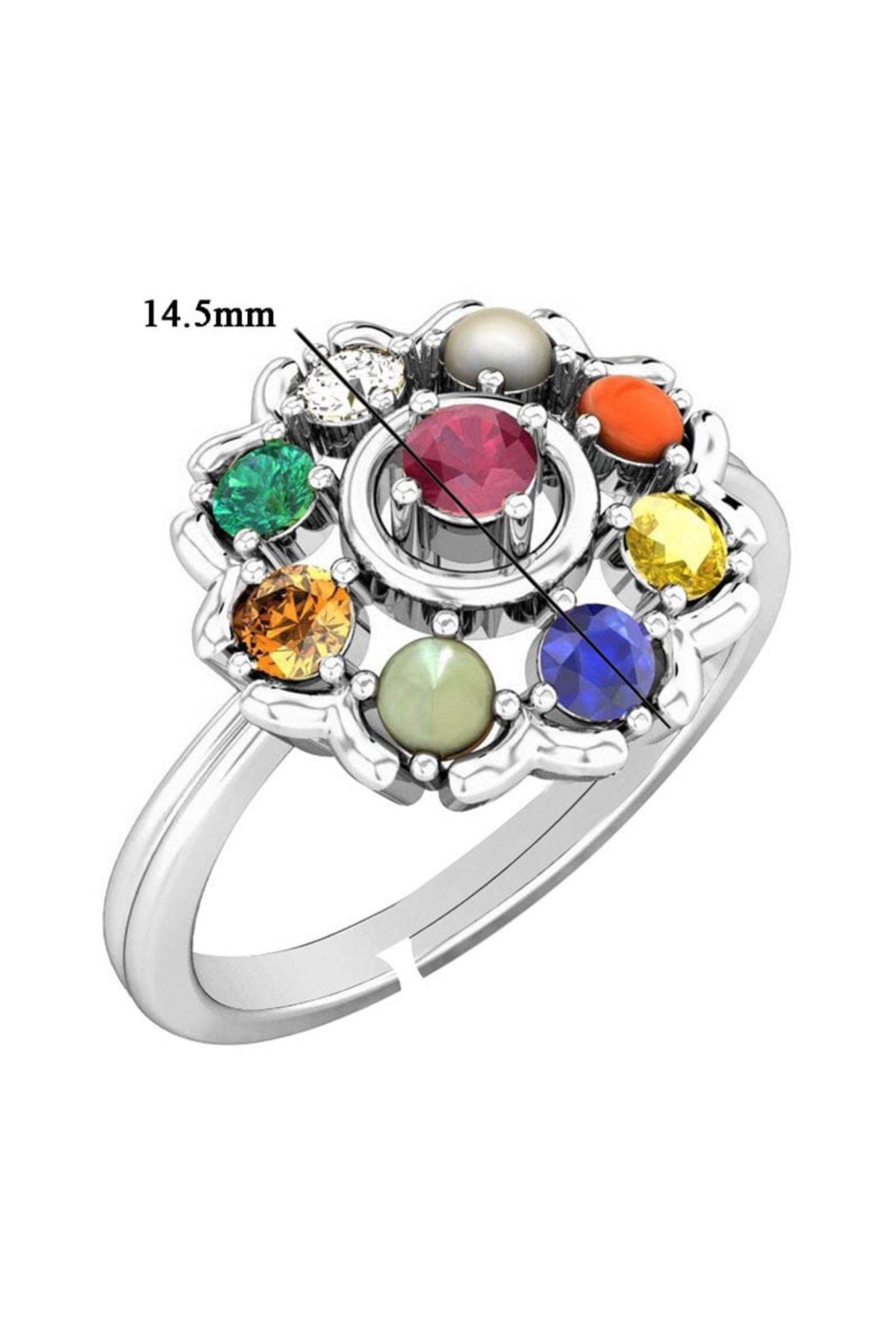 Navaratna ring deals silver price