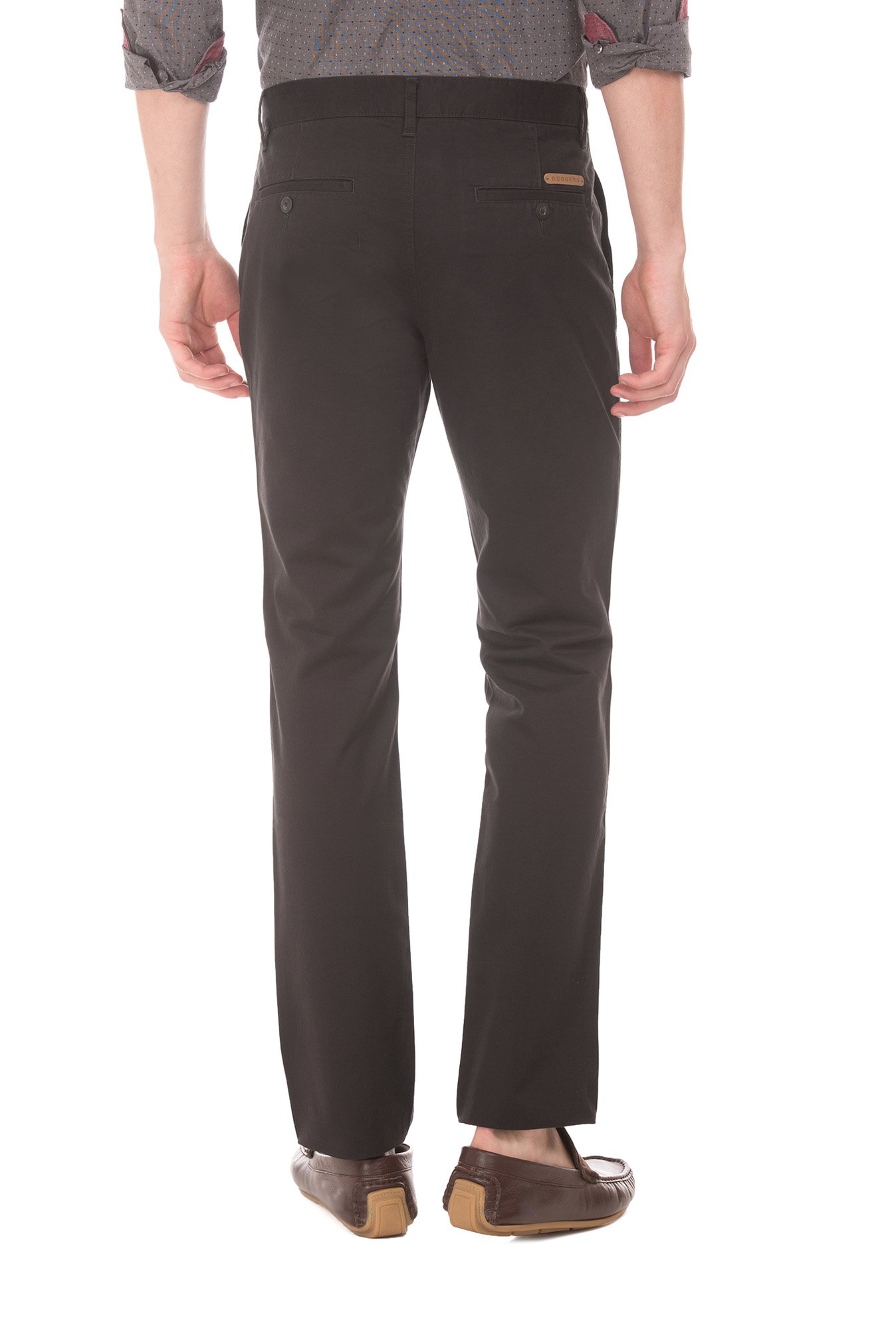 Buy Off-White Trousers & Pants for Men by Ruggers Online | Ajio.com
