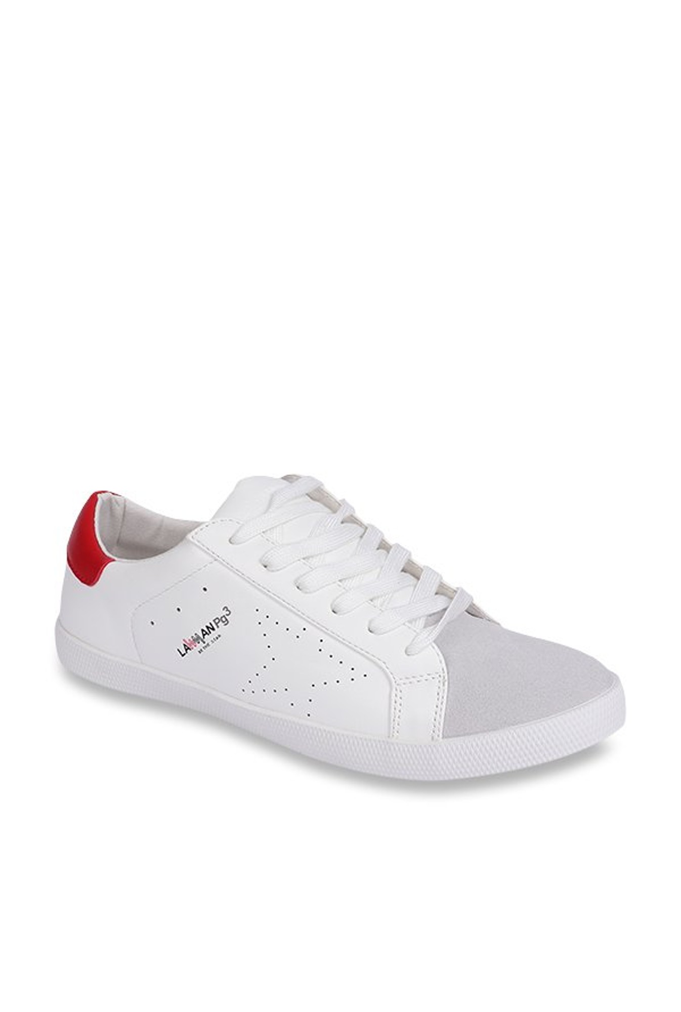 Buy Lawman Pg3 White Casual Sneakers 