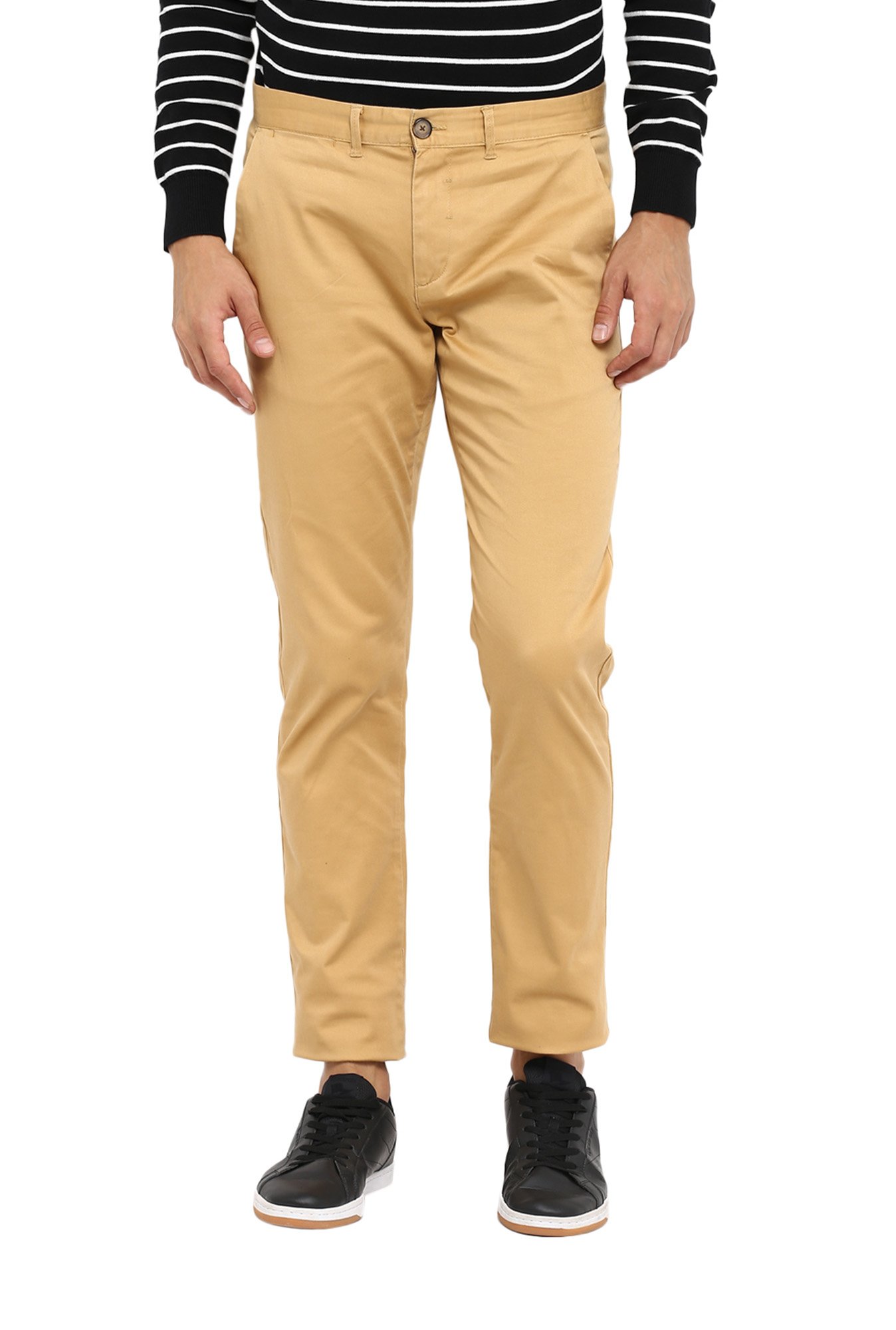 Buy Killer Navy Mid Rise Flat Front Trousers for Men Online  Tata CLiQ