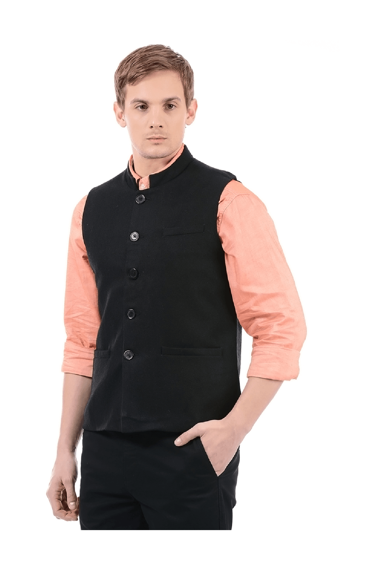 flying machine sleeveless jackets