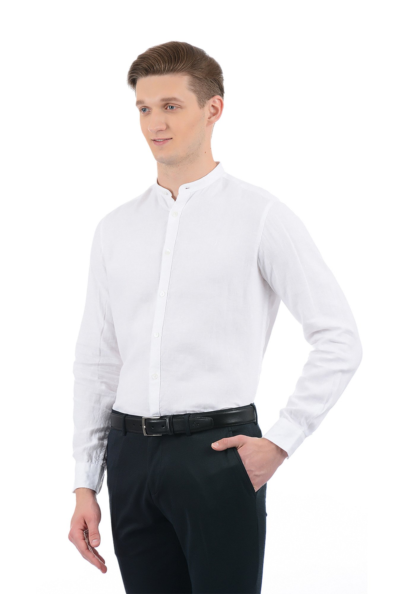 Buy Men Checked Full Sleeve Linen Blend Shirt Online  Indian Terrain