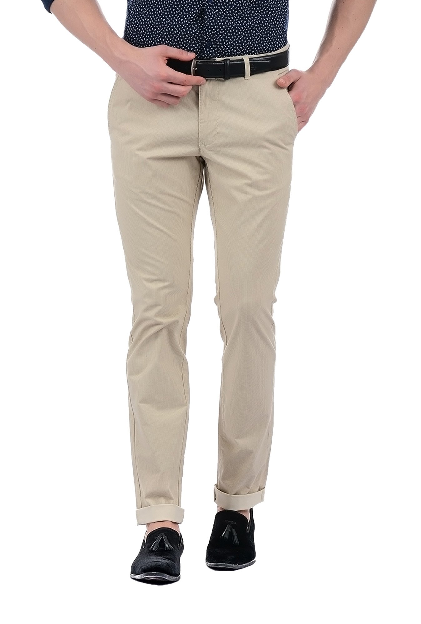 Indian Terrain Boys Casual Wear Solid Trousers | KNOCKOUT | Brown | 89719