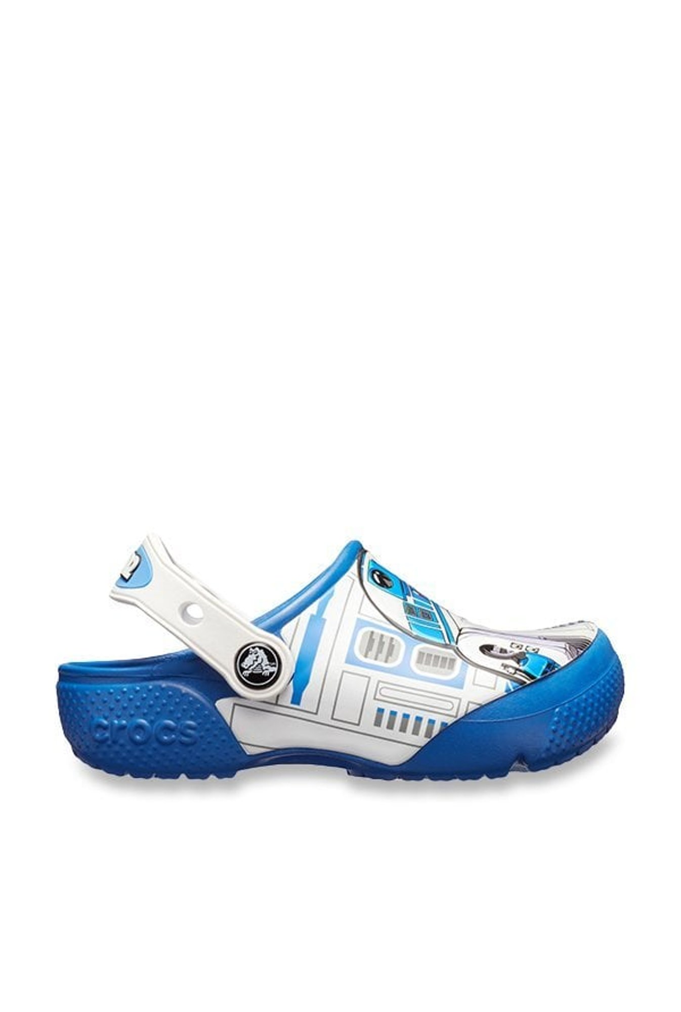 Buy Crocs Kids Fun Lab OL Star Wars R2-D2 Blue Jean Back Strap Clogs at  Best Price @ Tata CLiQ