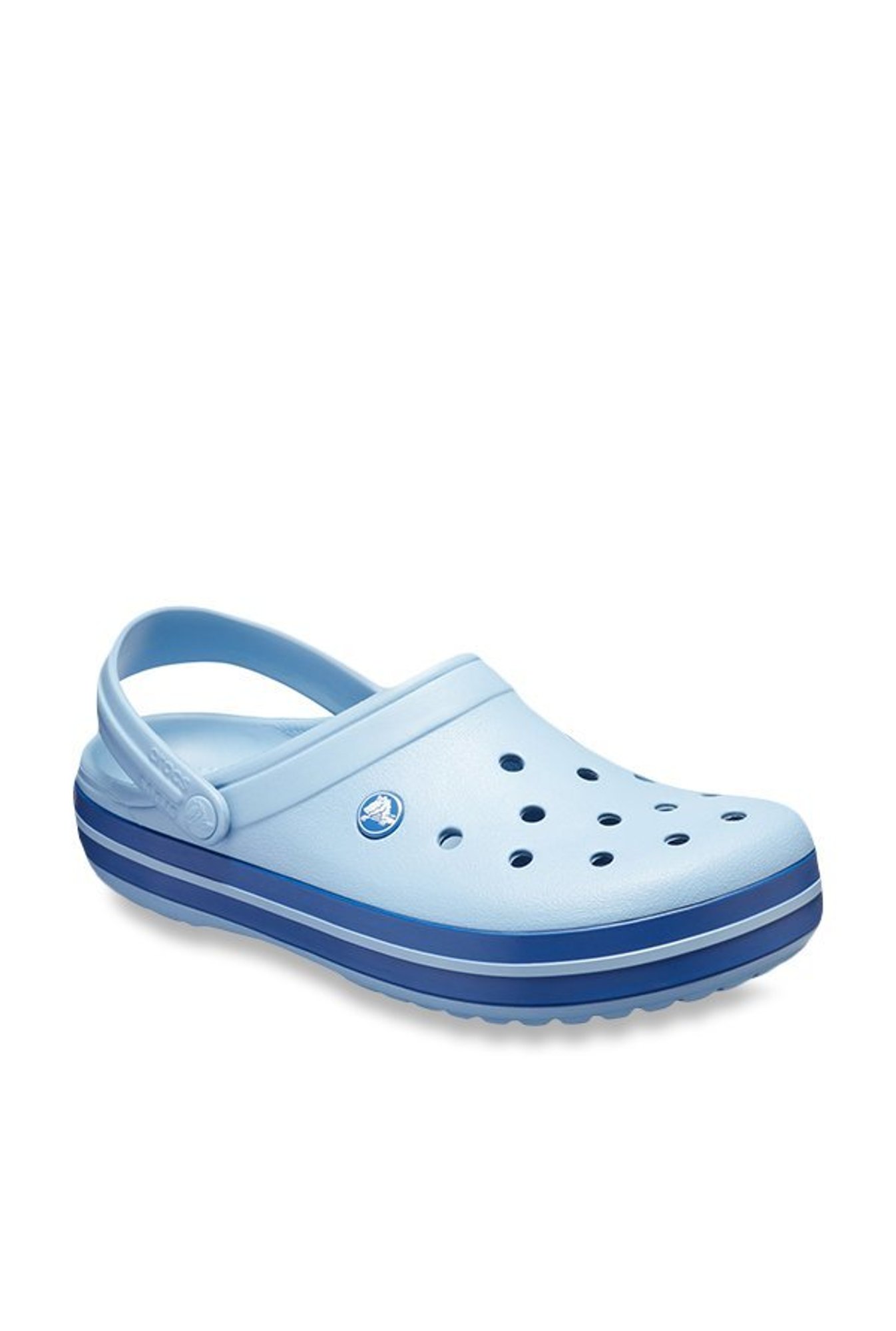 chambray crocs