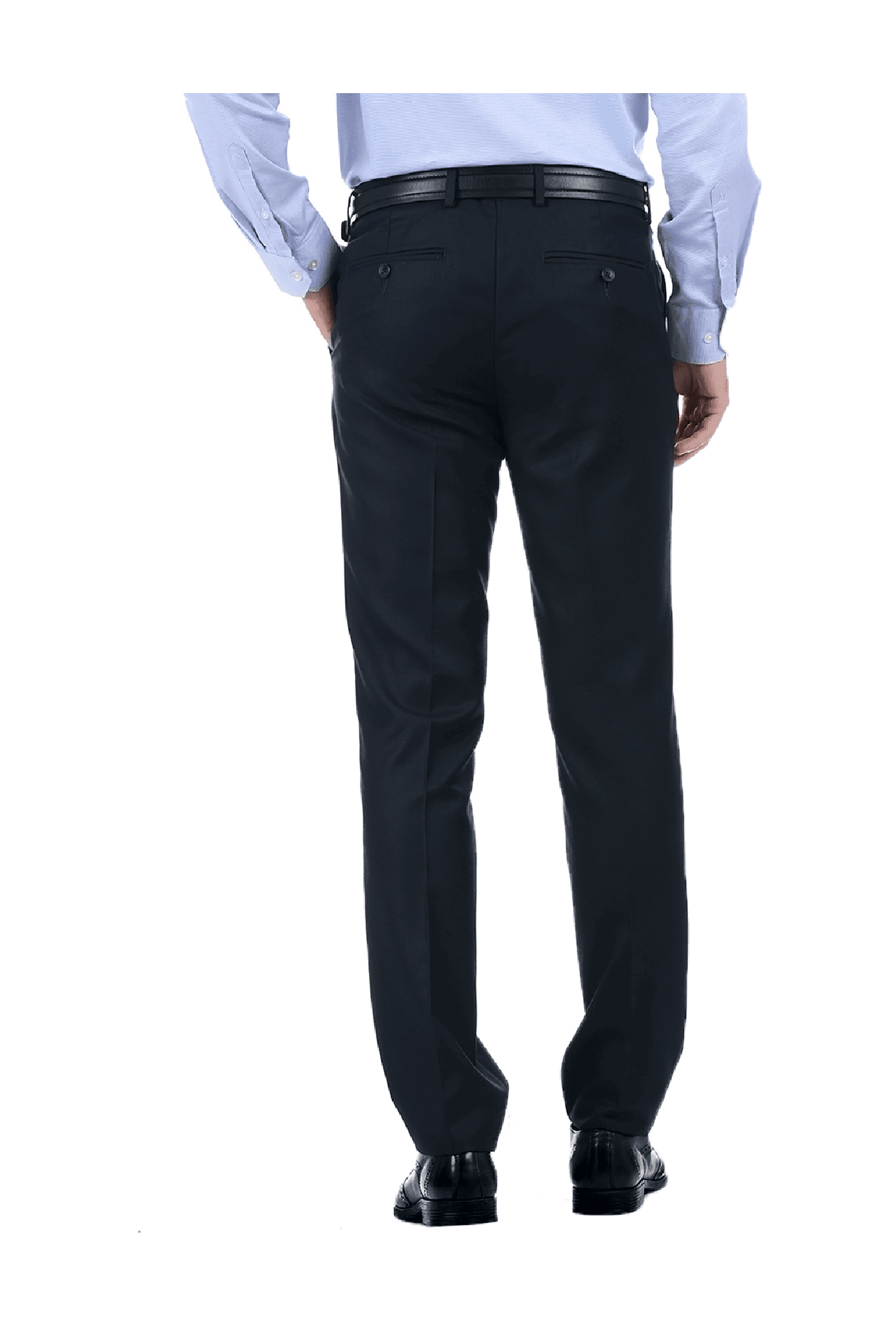 Blackberrys Formal Grey Slim Fit Trousers